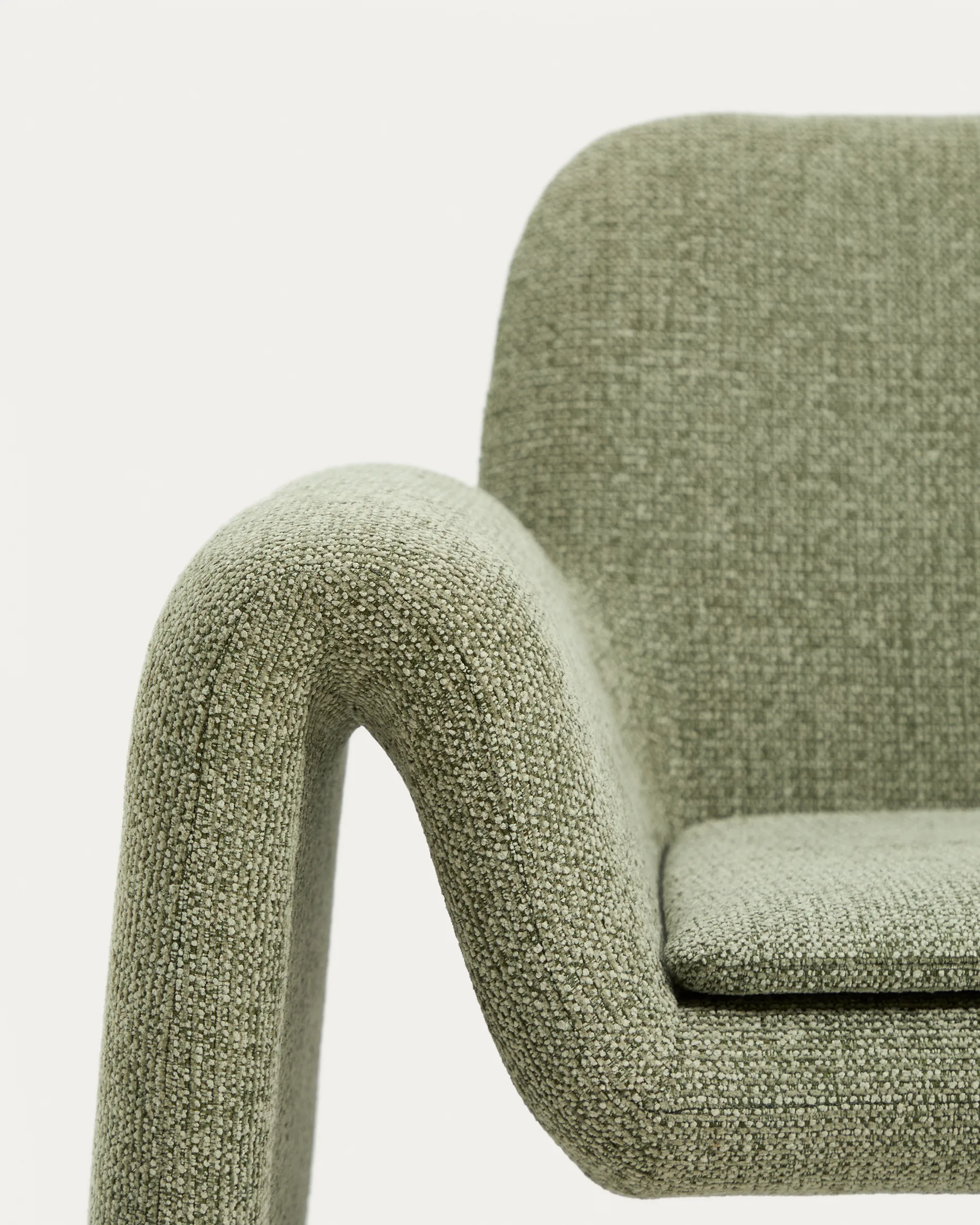 Sessel Melvia mit grüner Chenille - Image 9