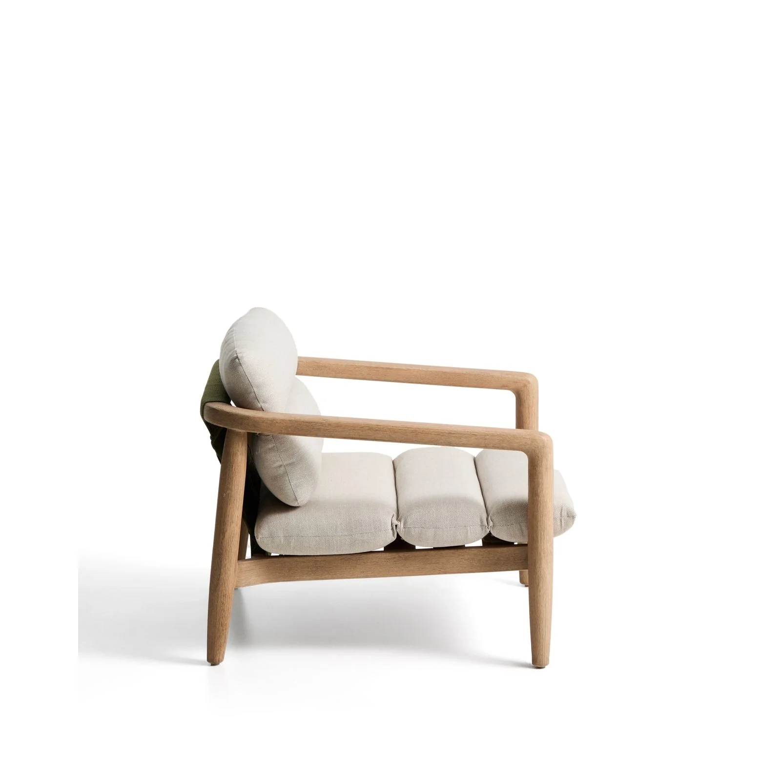 Sessel Menfi aus massivem Akazienholz und grünem Seil - Image 6