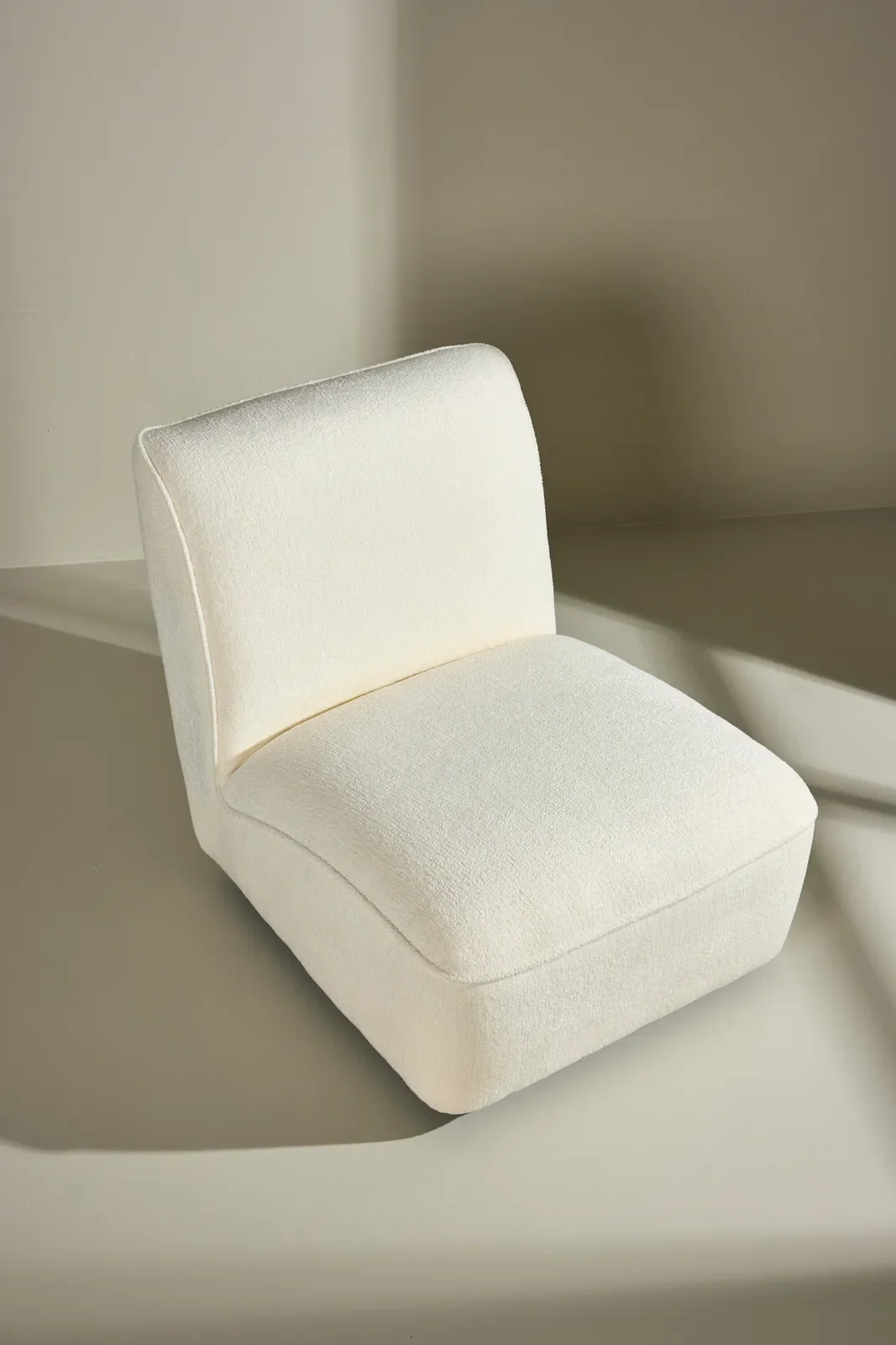 Sessel My aus weißem Bouclé - Image 2