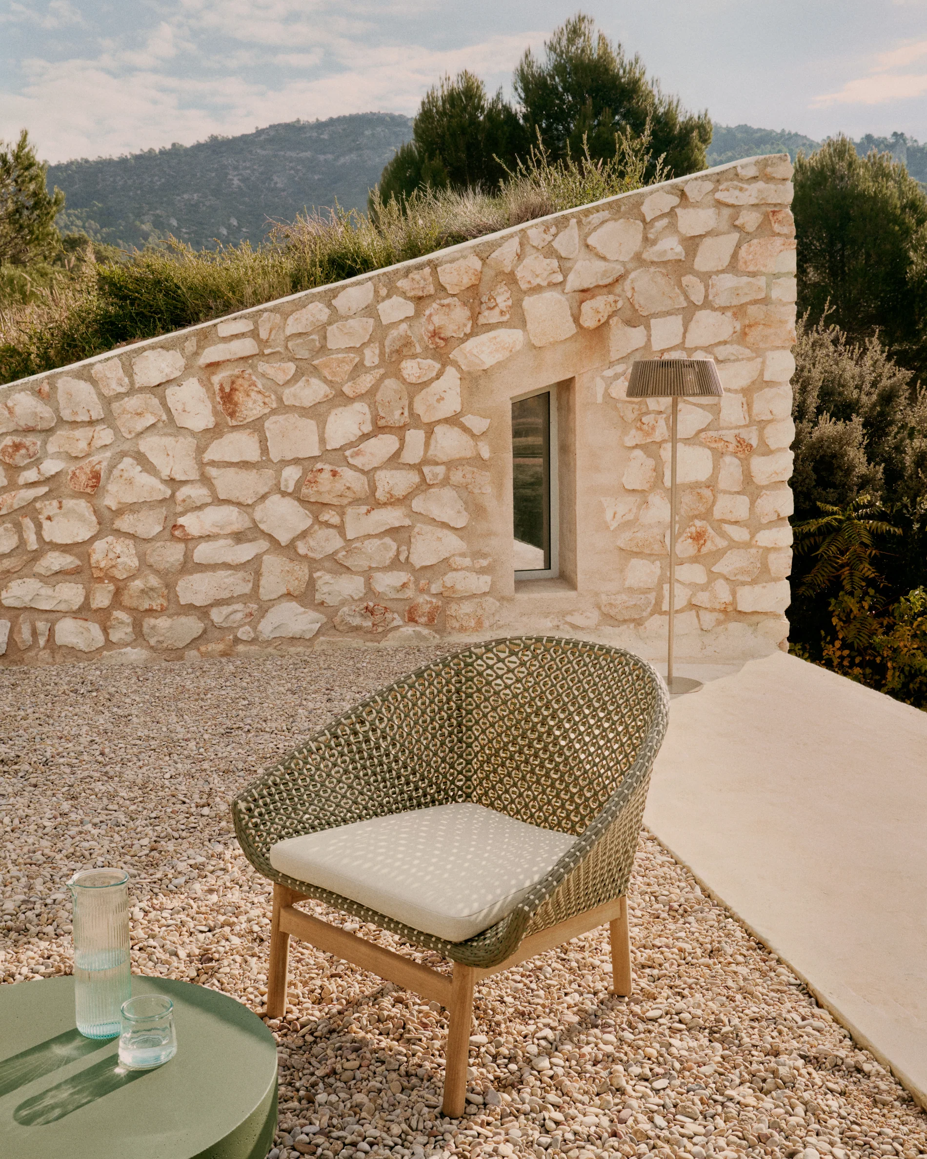 Sessel Olbia aus synthetischem Rattan und massivem Teakholz FSC 100 % - Image 2