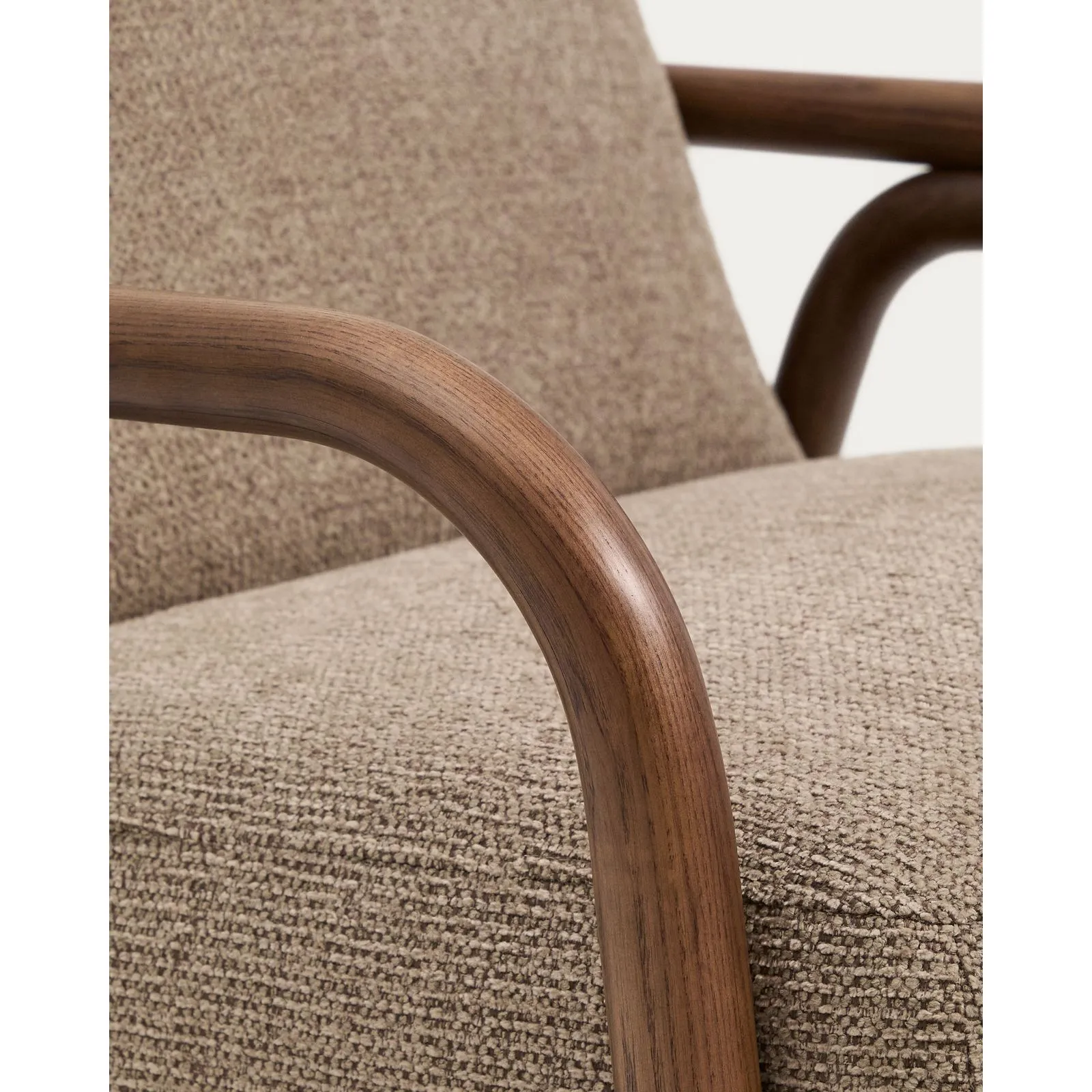 Sessel Sylo aus Chenille und massivem Eschenholz, FSC 100 % - Image 20