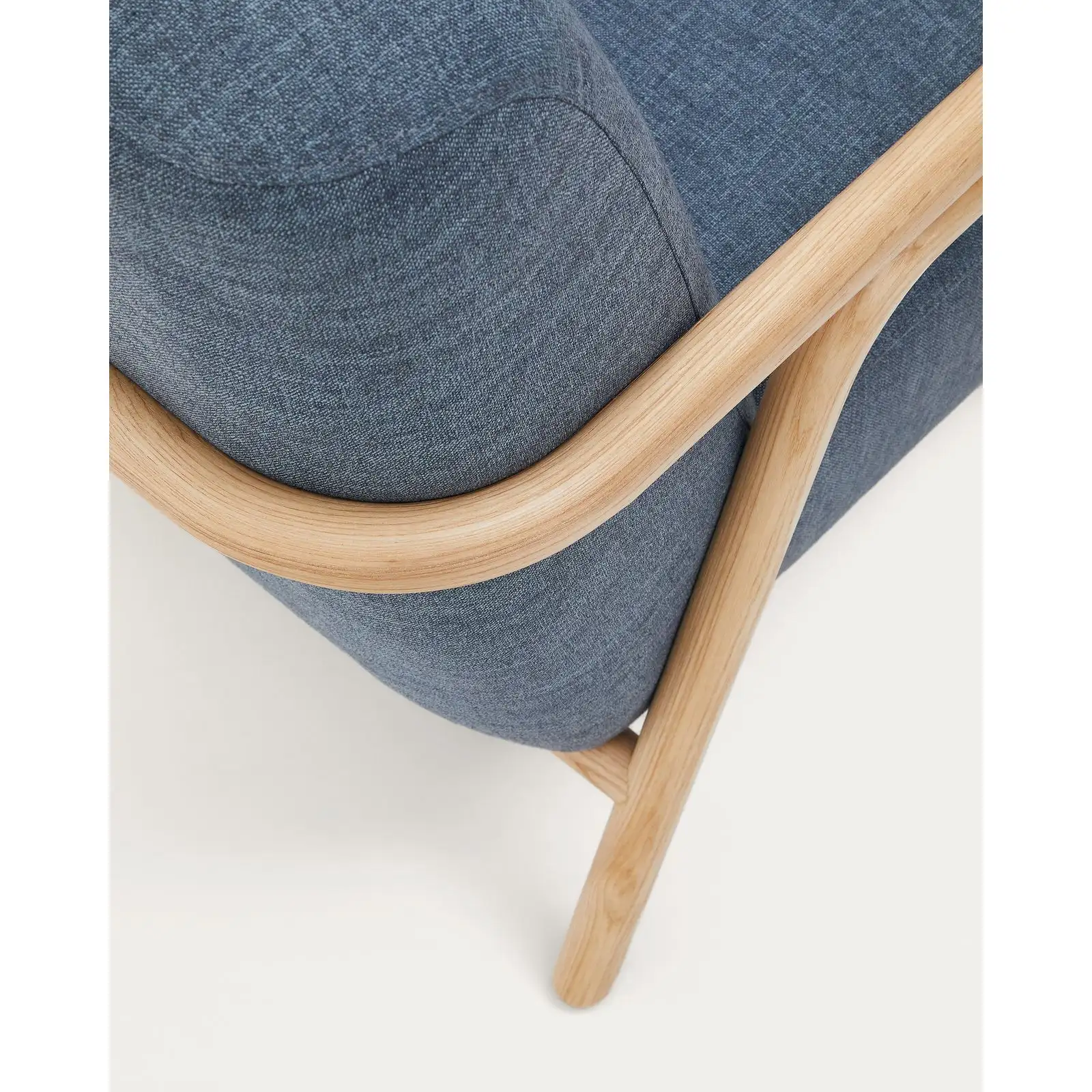 Sessel Sylo aus Chenille und massivem Eschenholz, FSC 100 % - Image 55