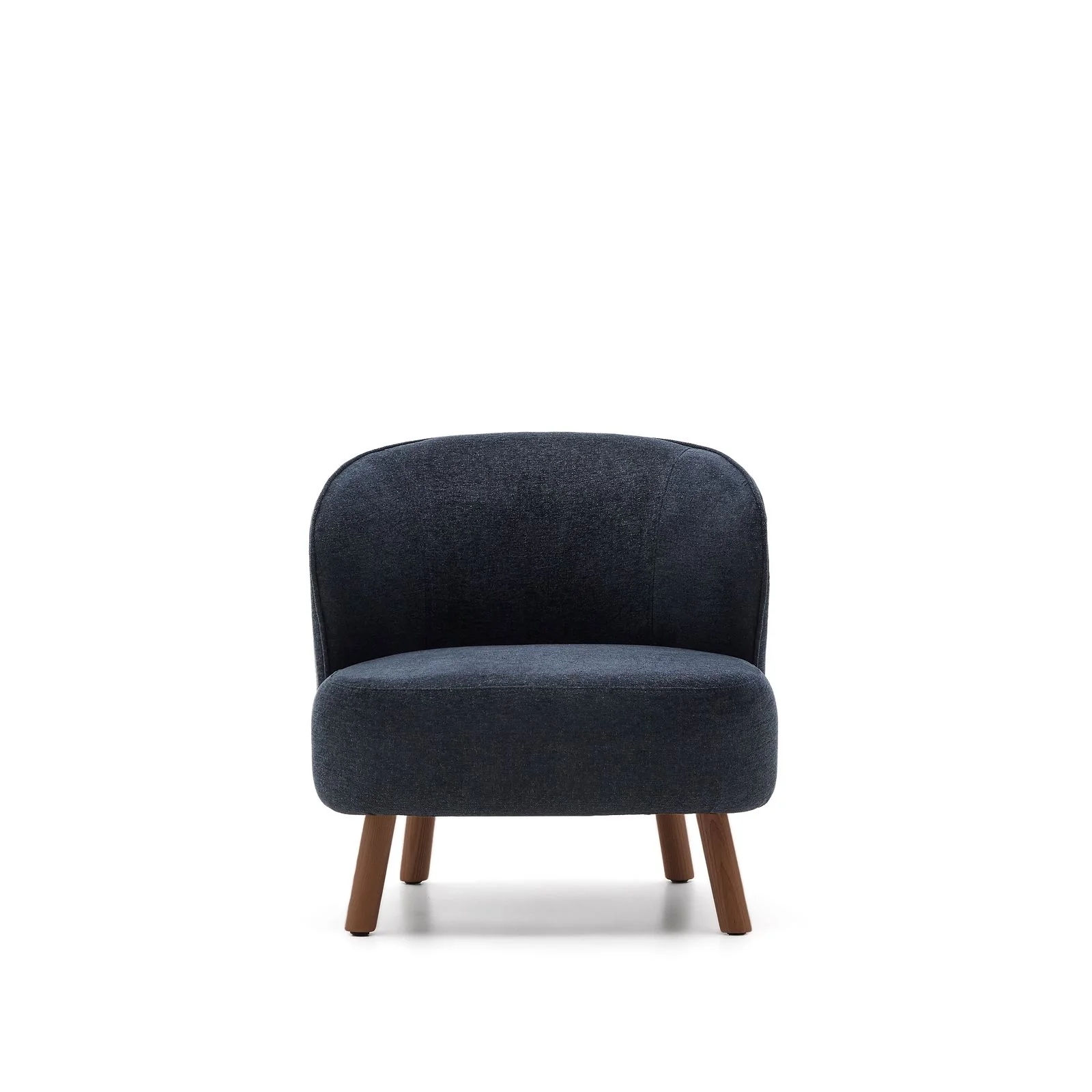 Sessel Ulit aus beiger Chenille oder Lammfellimitat mit Beinen aus massivem Eschenholz - Image 11