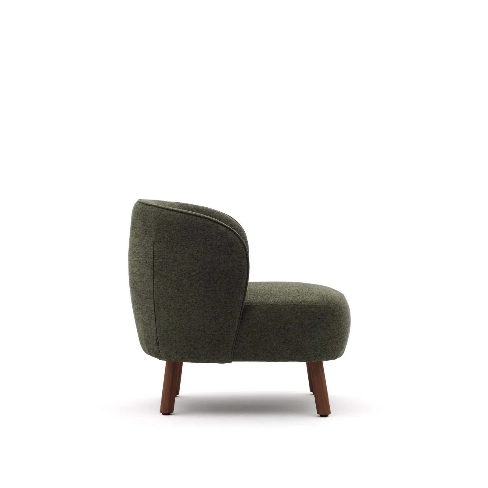 Sessel Ulit aus beiger Chenille oder Lammfellimitat mit Beinen aus massivem Eschenholz - Image 20