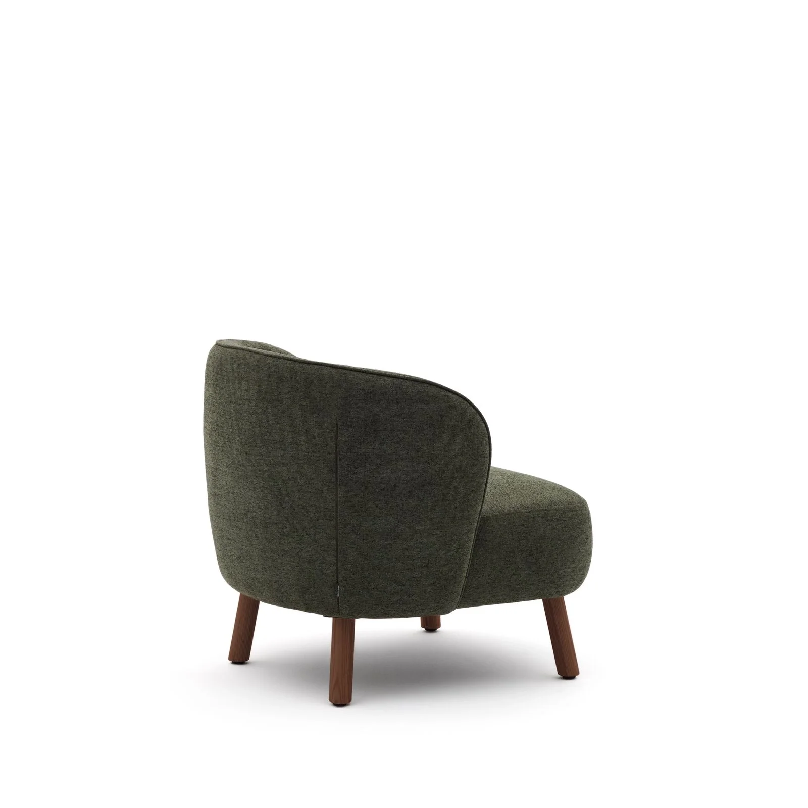 Sessel Ulit aus beiger Chenille oder Lammfellimitat mit Beinen aus massivem Eschenholz - Image 21