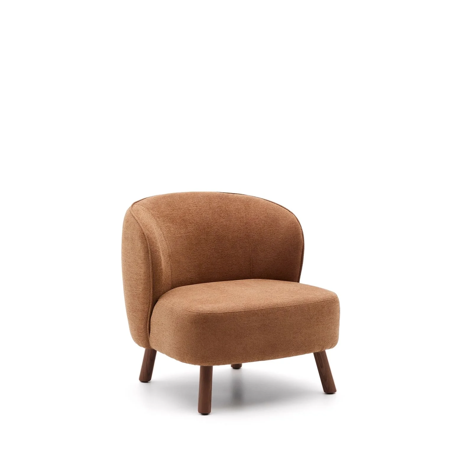 Sessel Ulit aus beiger Chenille oder Lammfellimitat mit Beinen aus massivem Eschenholz - Image 25