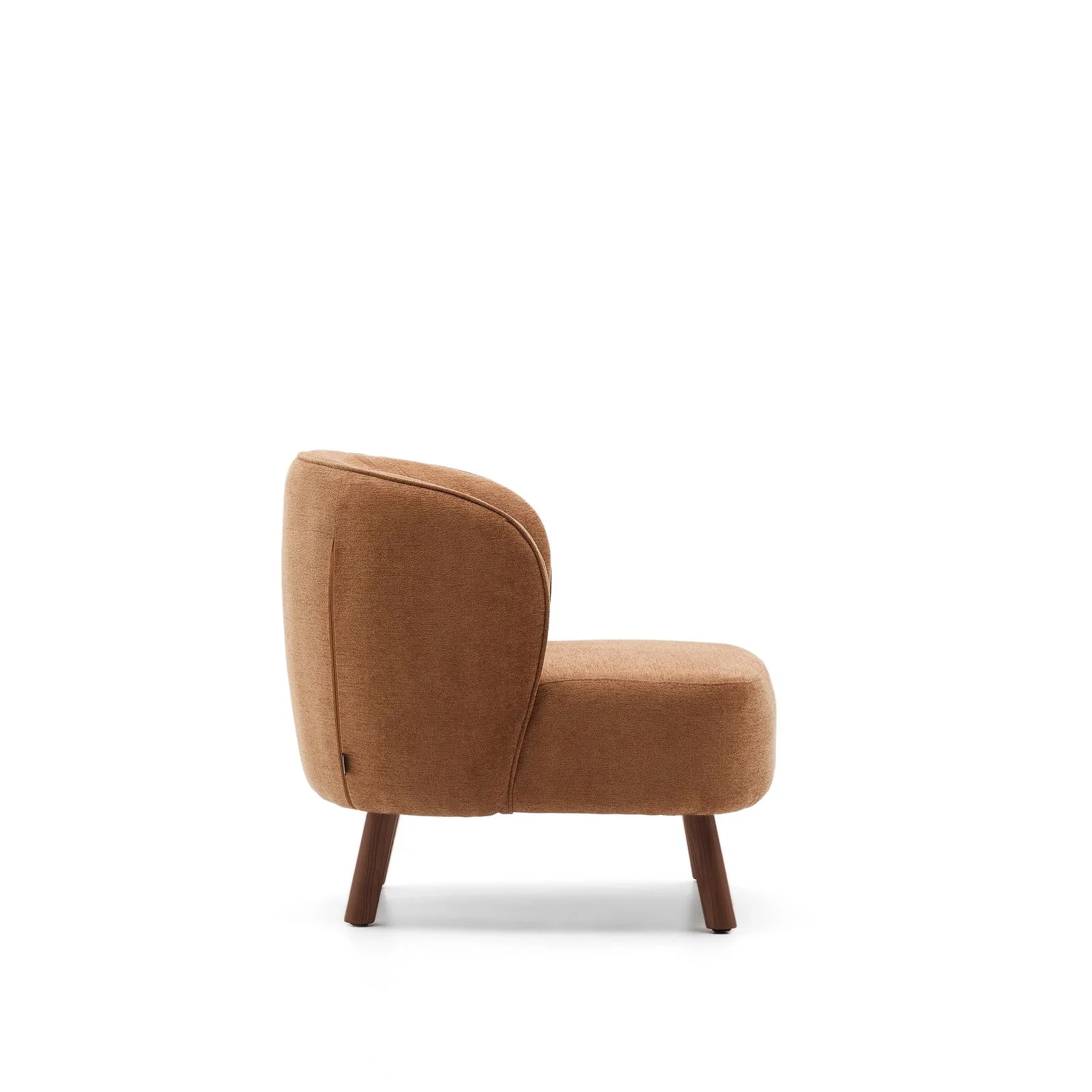 Sessel Ulit aus beiger Chenille oder Lammfellimitat mit Beinen aus massivem Eschenholz - Image 28