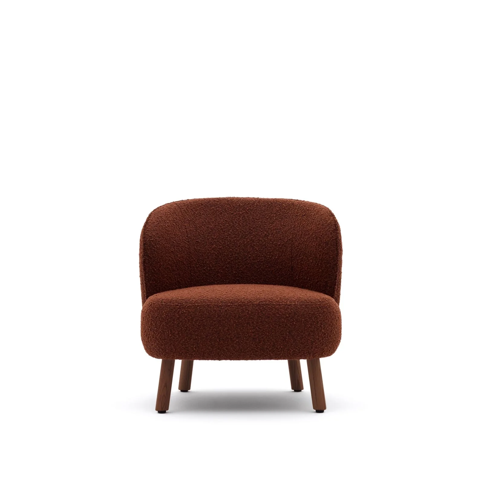 Sessel Ulit aus beiger Chenille oder Lammfellimitat mit Beinen aus massivem Eschenholz - Image 43