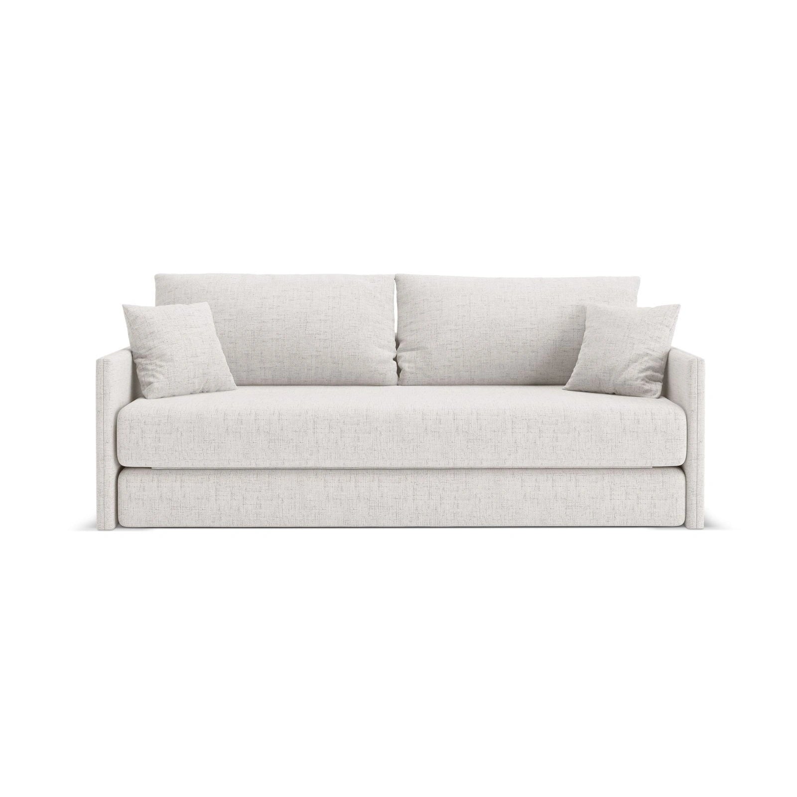 Shannon 3-Sitzer Sofa aus Samt oder Strukturstoff, 209x94x87 cm