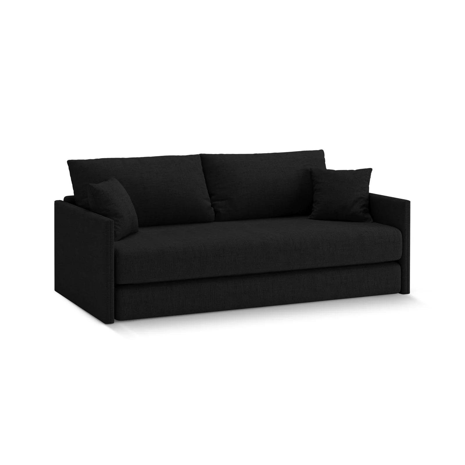 Shannon 3-Sitzer Sofa aus Samt oder Strukturstoff, 209x94x87 cm - Image 10