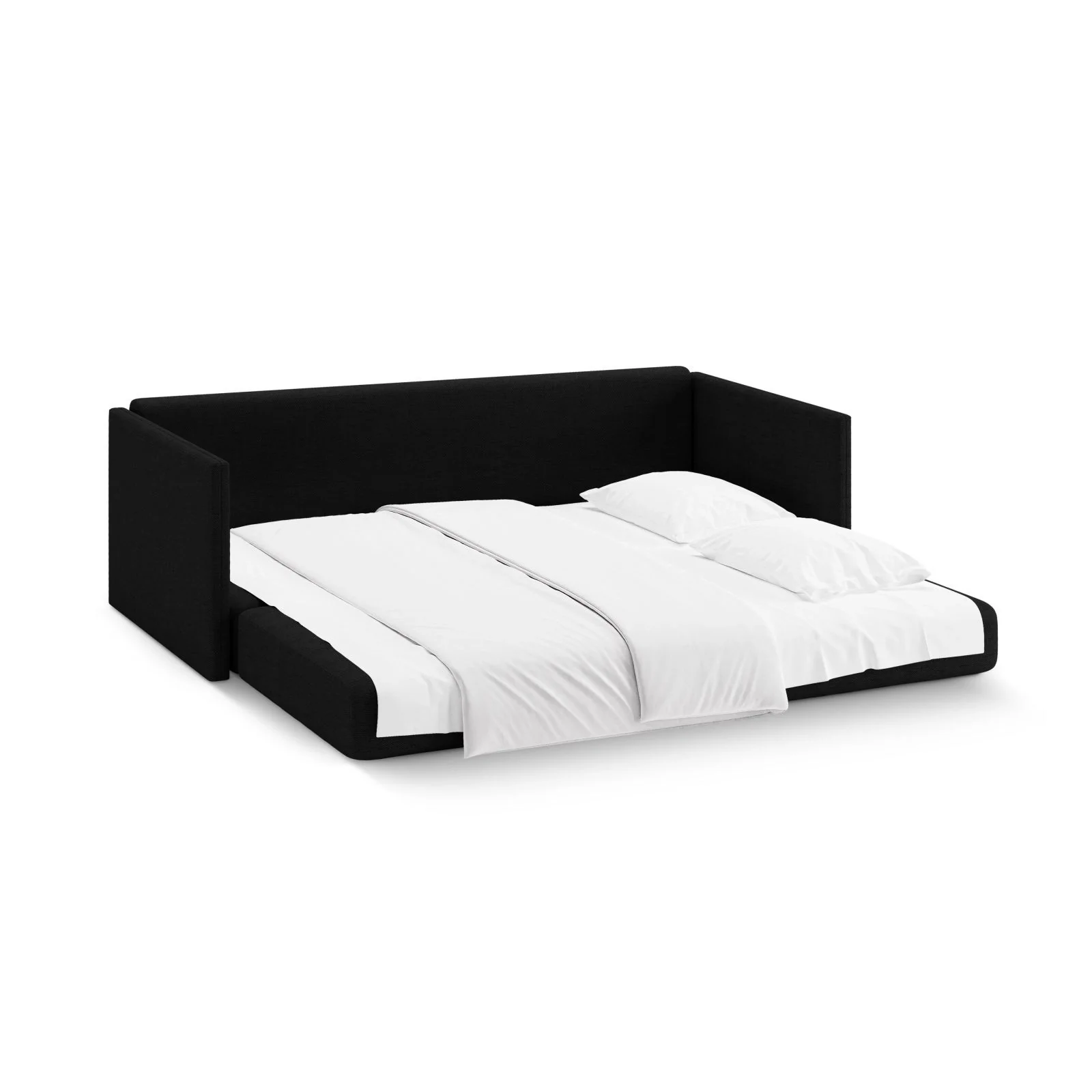 Shannon 3-Sitzer Sofa aus Samt oder Strukturstoff, 209x94x87 cm - Image 12
