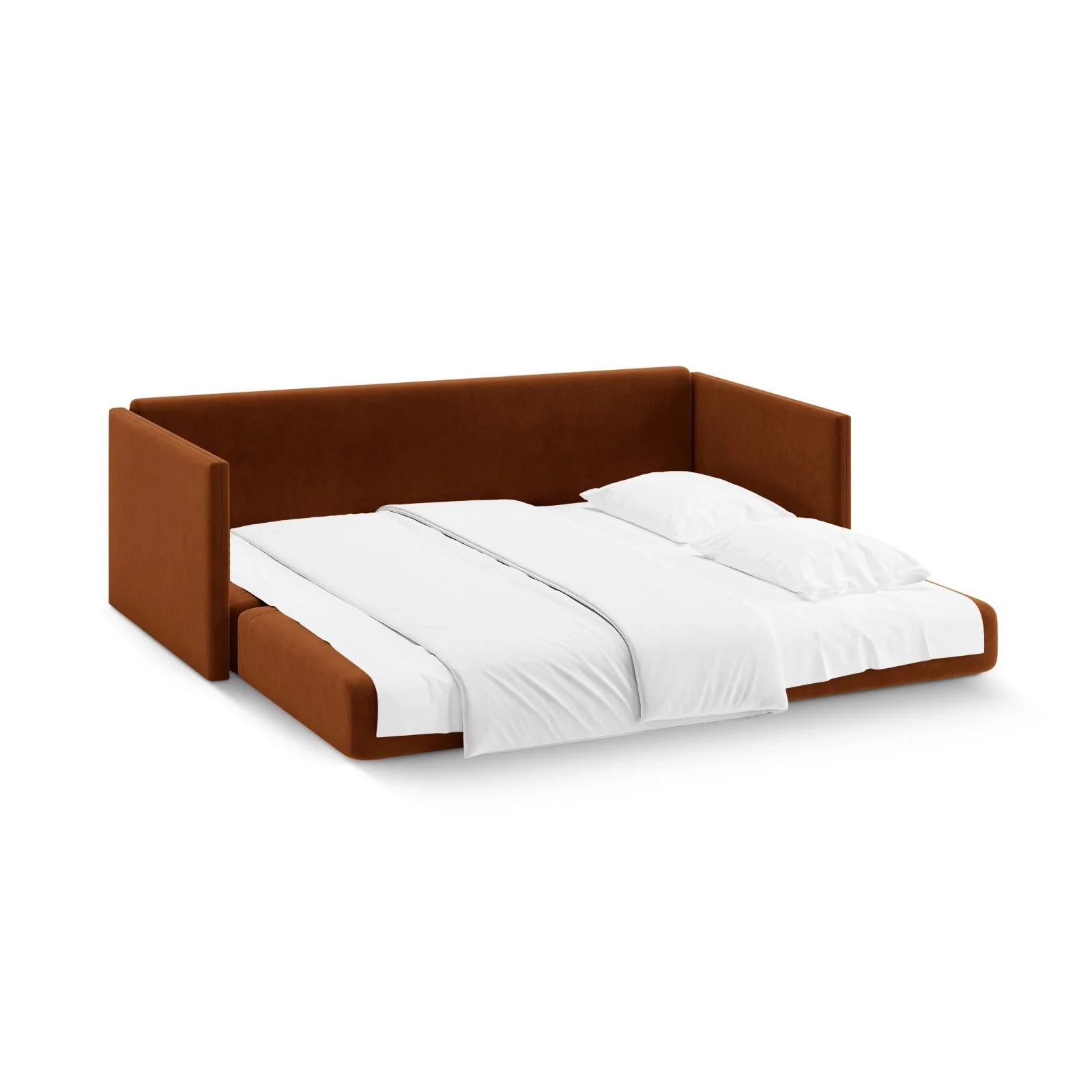 Shannon 3-Sitzer Sofa aus Samt oder Strukturstoff, 209x94x87 cm - Image 124
