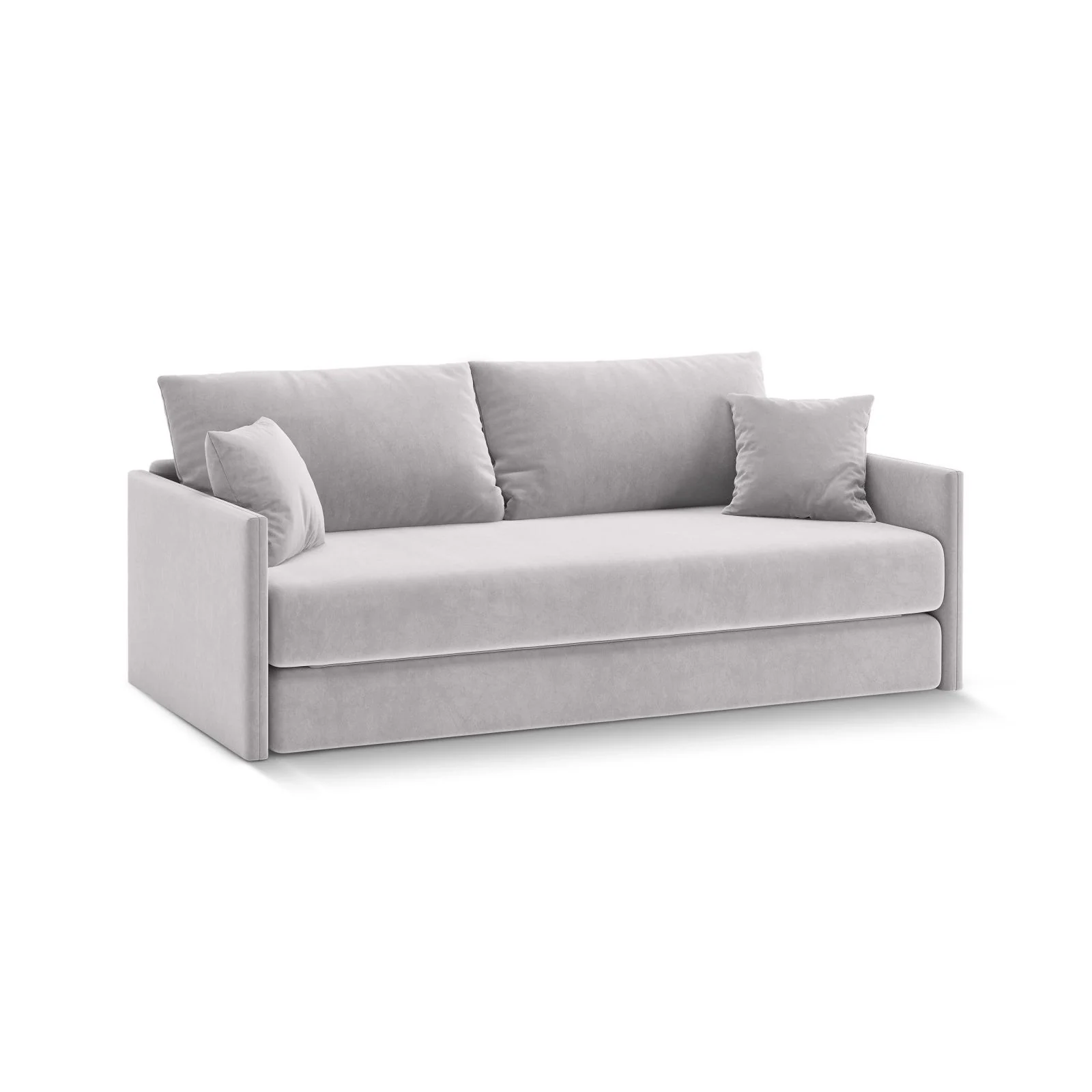 Shannon 3-Sitzer Sofa aus Samt oder Strukturstoff, 209x94x87 cm - Image 129