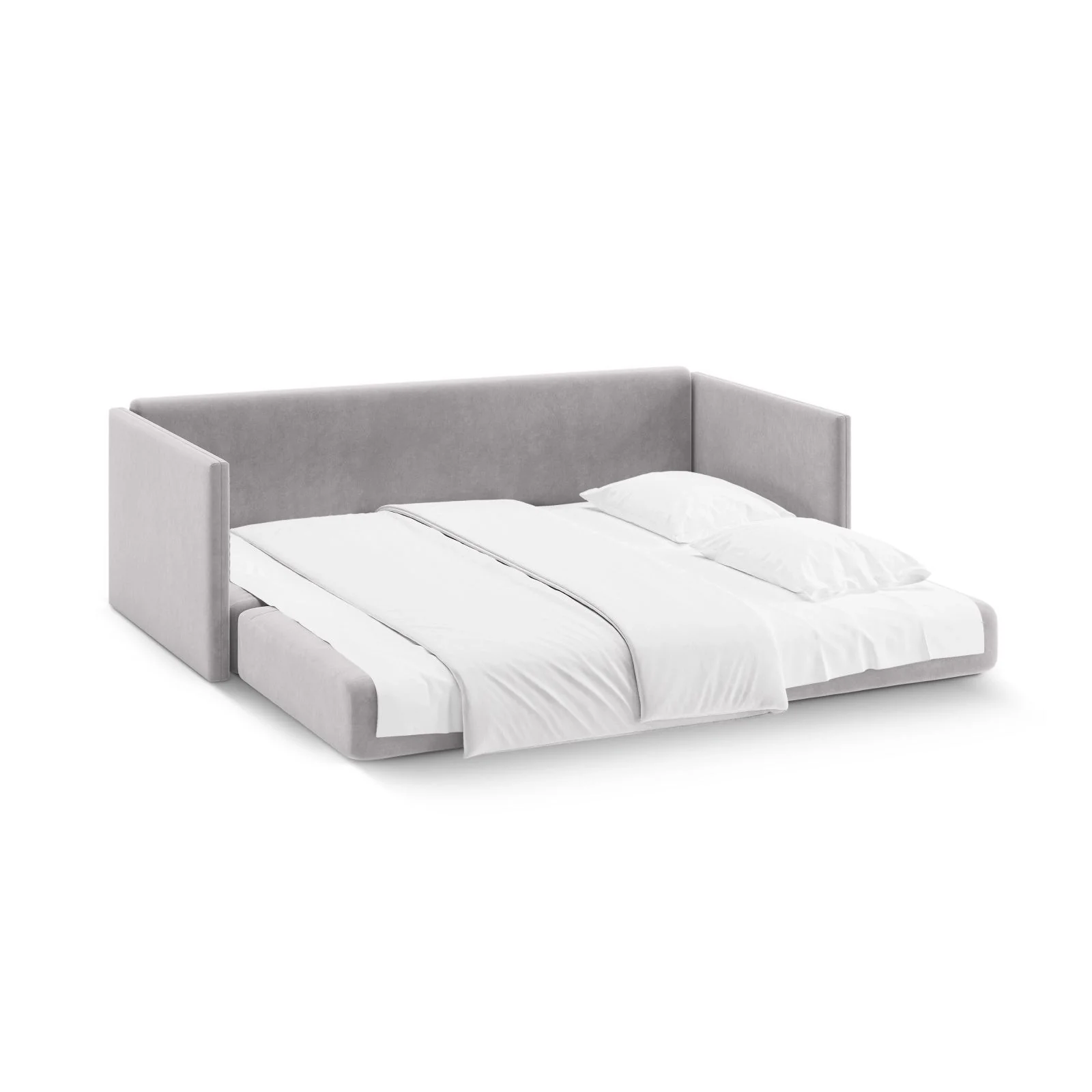 Shannon 3-Sitzer Sofa aus Samt oder Strukturstoff, 209x94x87 cm - Image 131