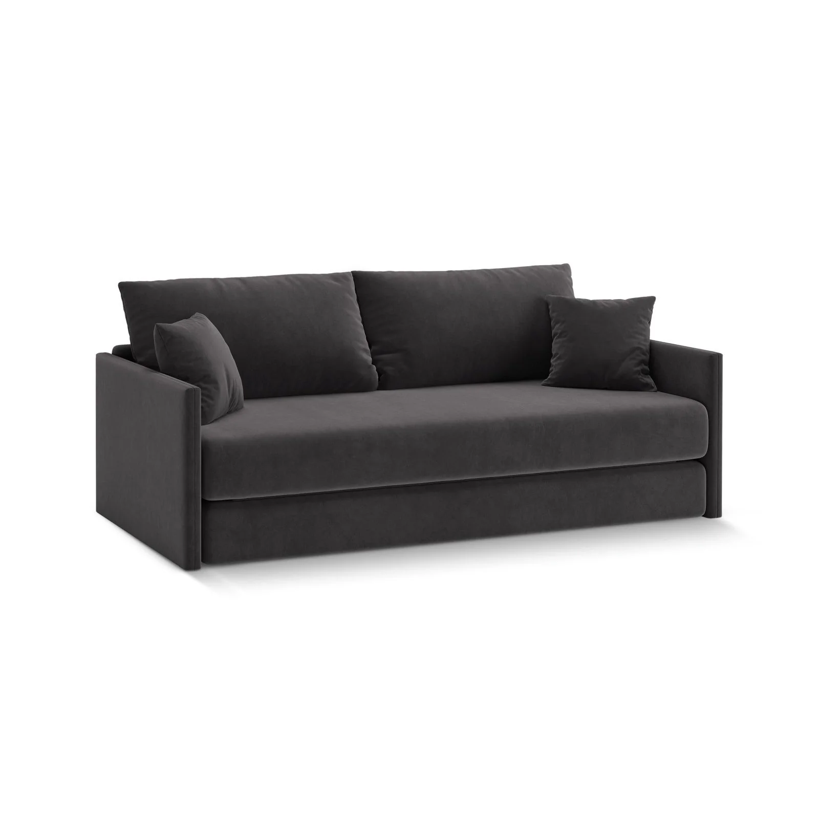 Shannon 3-Sitzer Sofa aus Samt oder Strukturstoff, 209x94x87 cm - Image 136