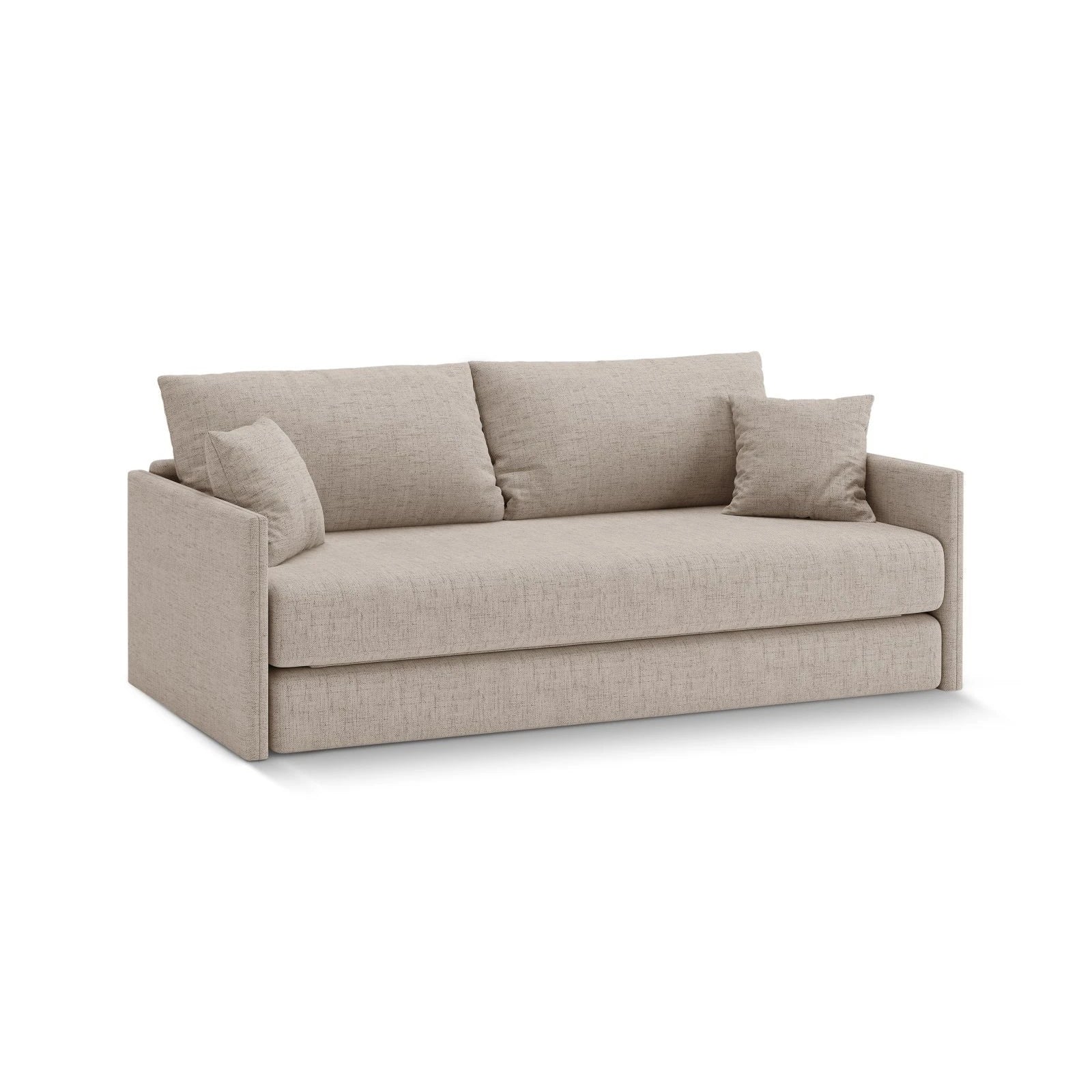Shannon 3-Sitzer Sofa aus Samt oder Strukturstoff, 209x94x87 cm - Image 17