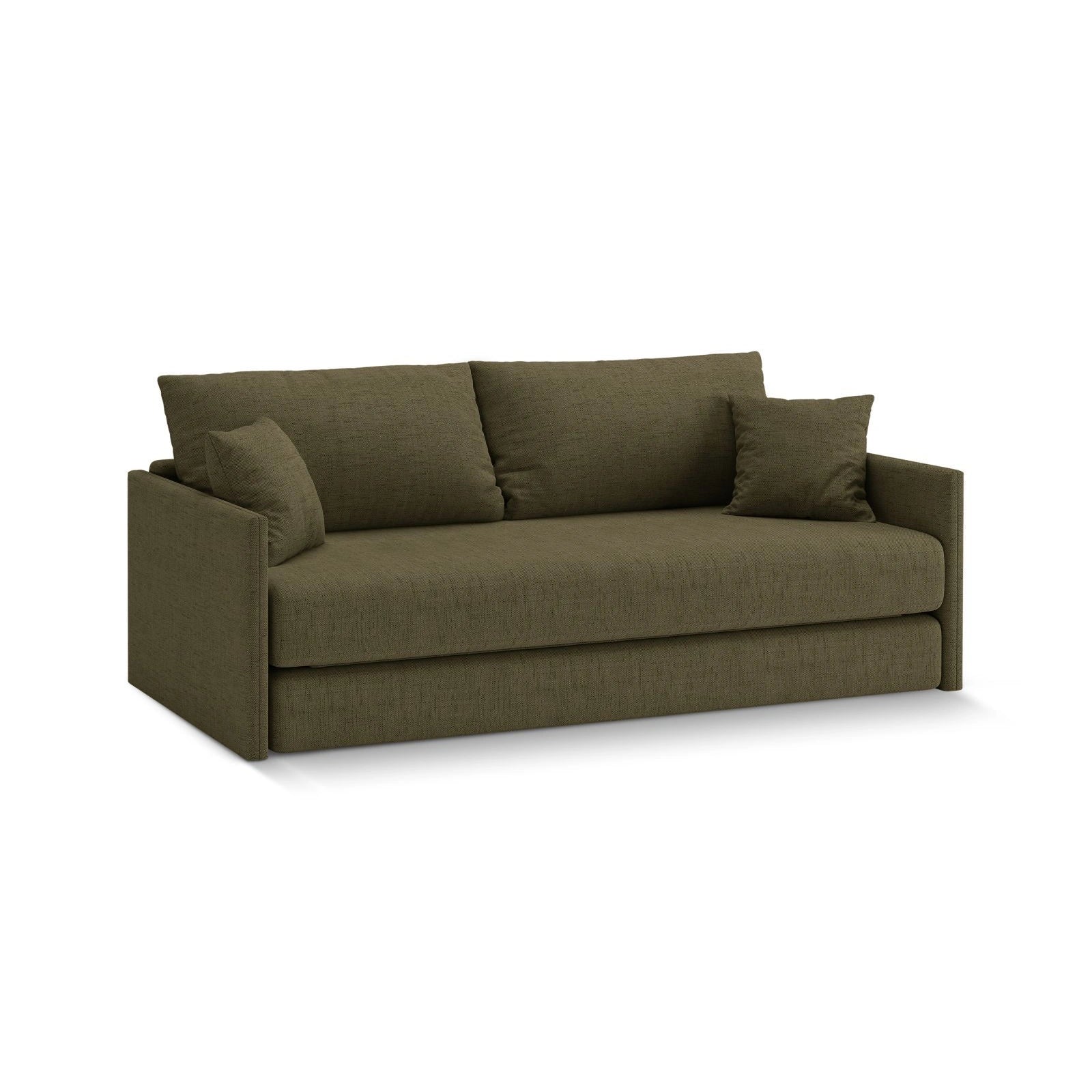 Shannon 3-Sitzer Sofa aus Samt oder Strukturstoff, 209x94x87 cm - Image 31