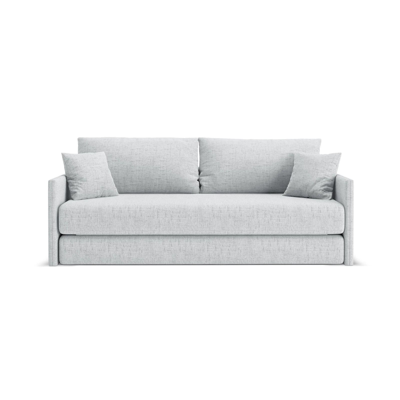 Shannon 3-Sitzer Sofa aus Samt oder Strukturstoff, 209x94x87 cm - Image 43