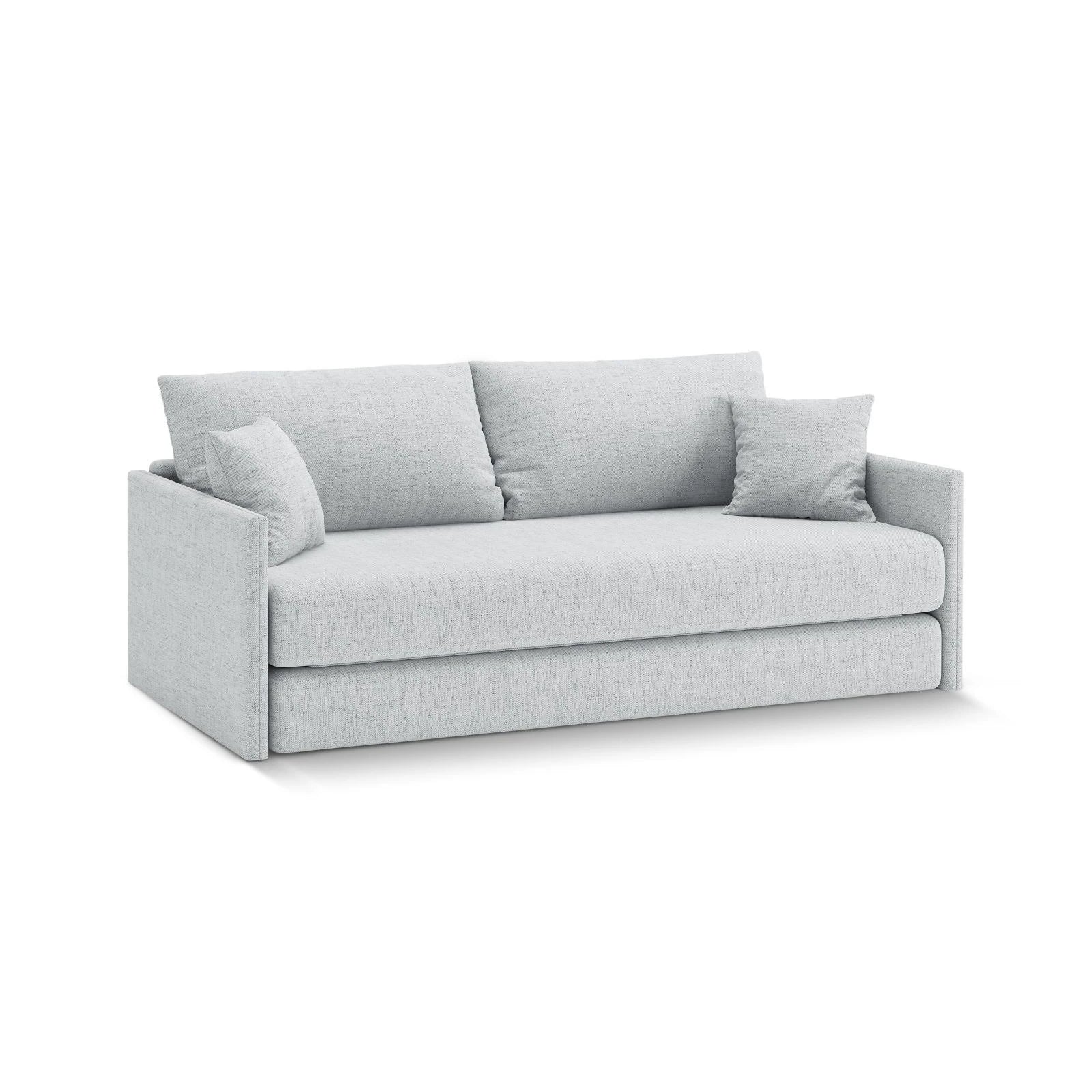 Shannon 3-Sitzer Sofa aus Samt oder Strukturstoff, 209x94x87 cm - Image 45