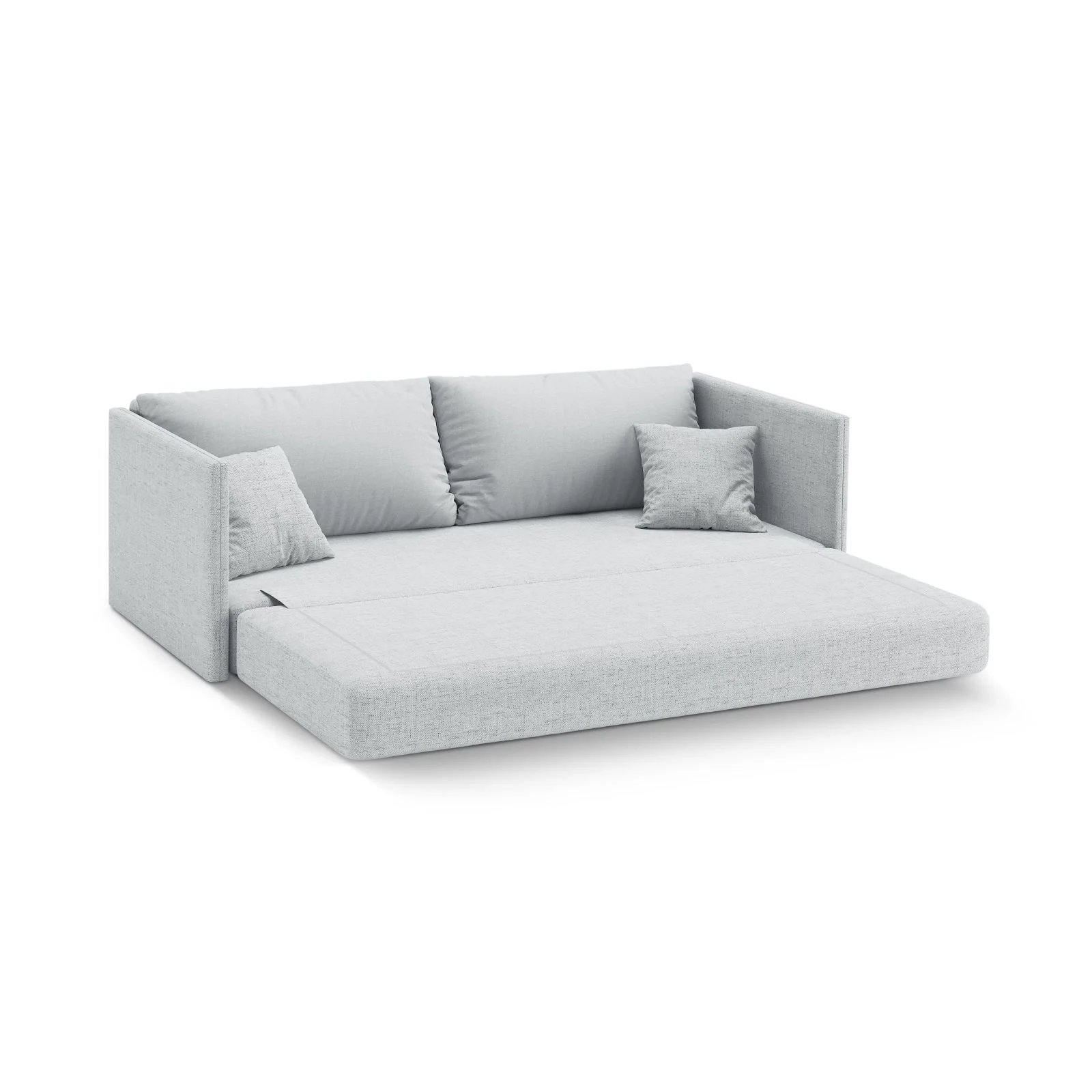 Shannon 3-Sitzer Sofa aus Samt oder Strukturstoff, 209x94x87 cm - Image 46