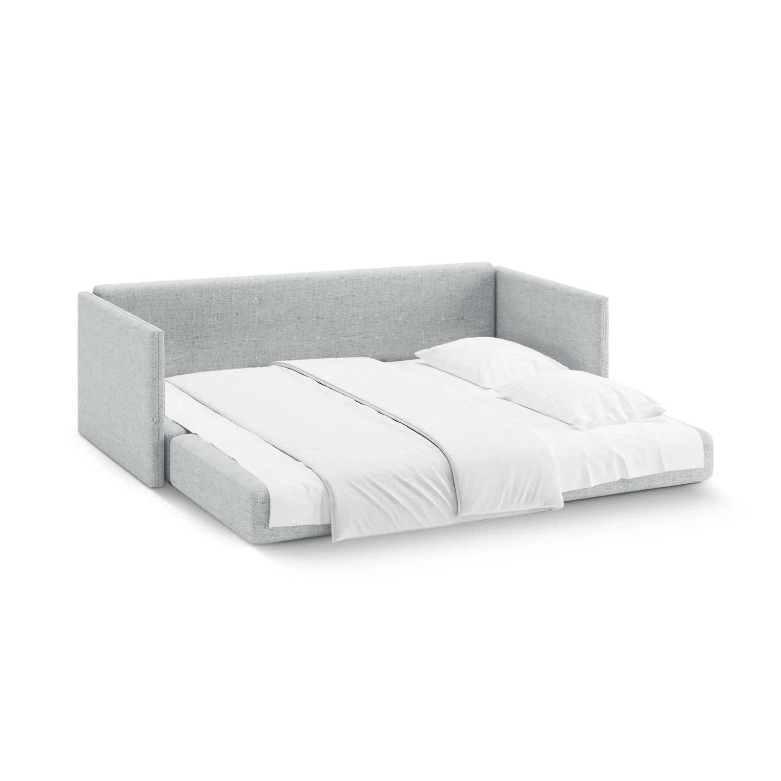 Shannon 3-Sitzer Sofa aus Samt oder Strukturstoff, 209x94x87 cm - Image 47