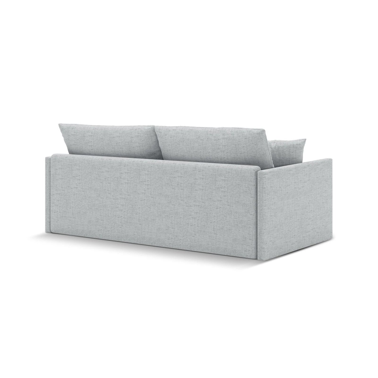 Shannon 3-Sitzer Sofa aus Samt oder Strukturstoff, 209x94x87 cm - Image 48