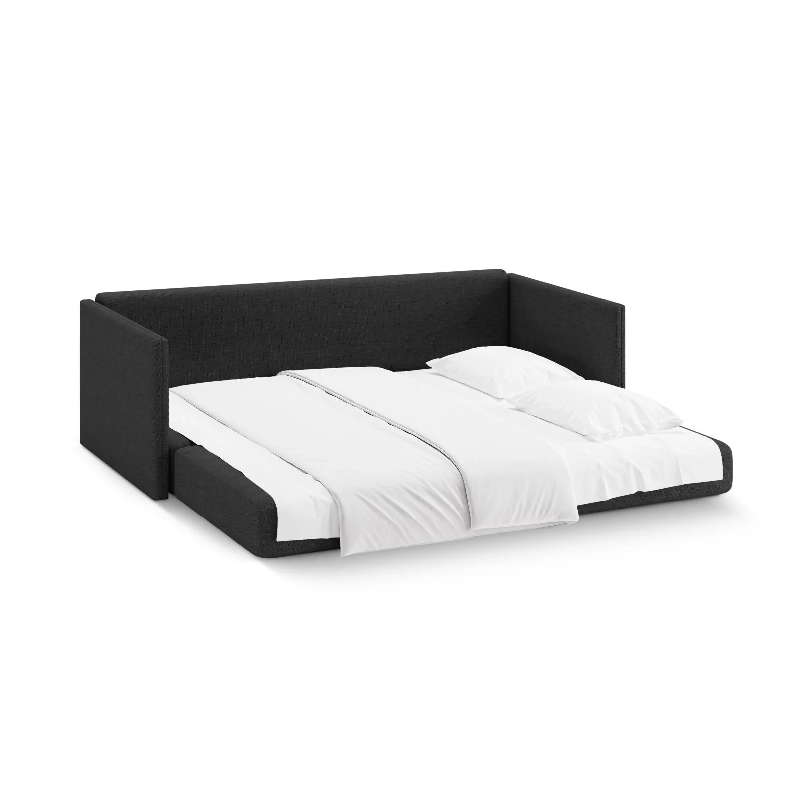 Shannon 3-Sitzer Sofa aus Samt oder Strukturstoff, 209x94x87 cm - Image 54