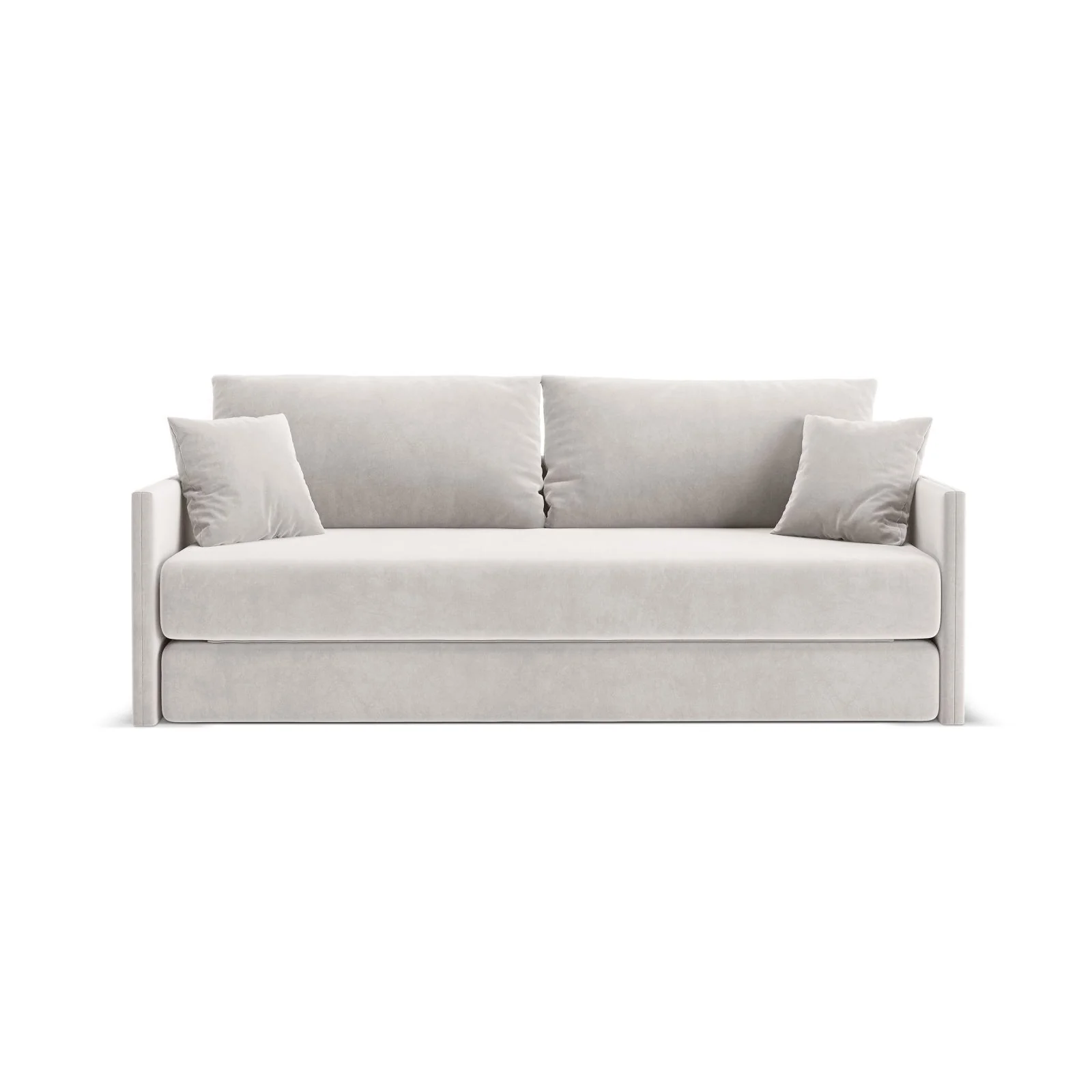 Shannon 3-Sitzer Sofa aus Samt oder Strukturstoff, 209x94x87 cm - Image 71