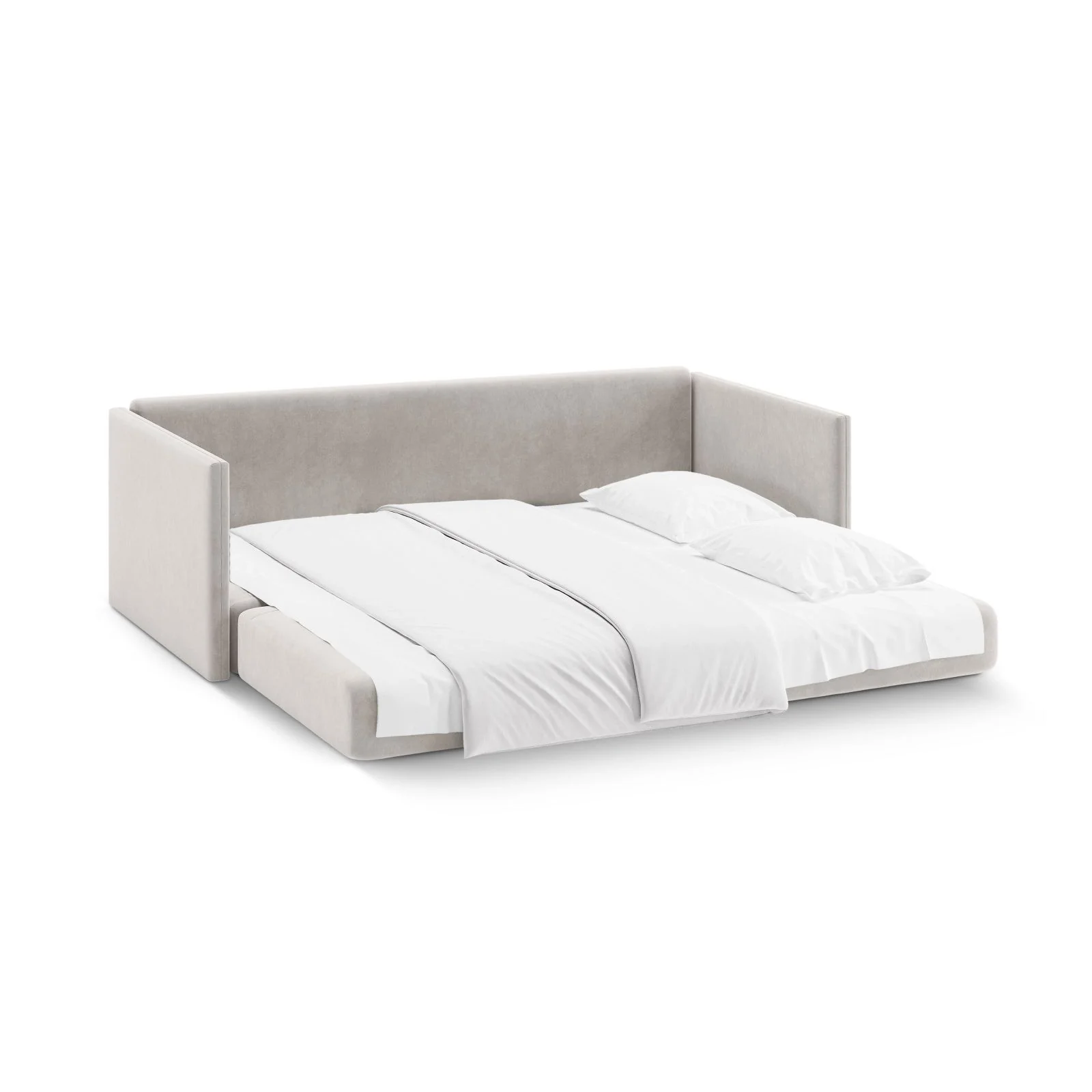 Shannon 3-Sitzer Sofa aus Samt oder Strukturstoff, 209x94x87 cm - Image 75