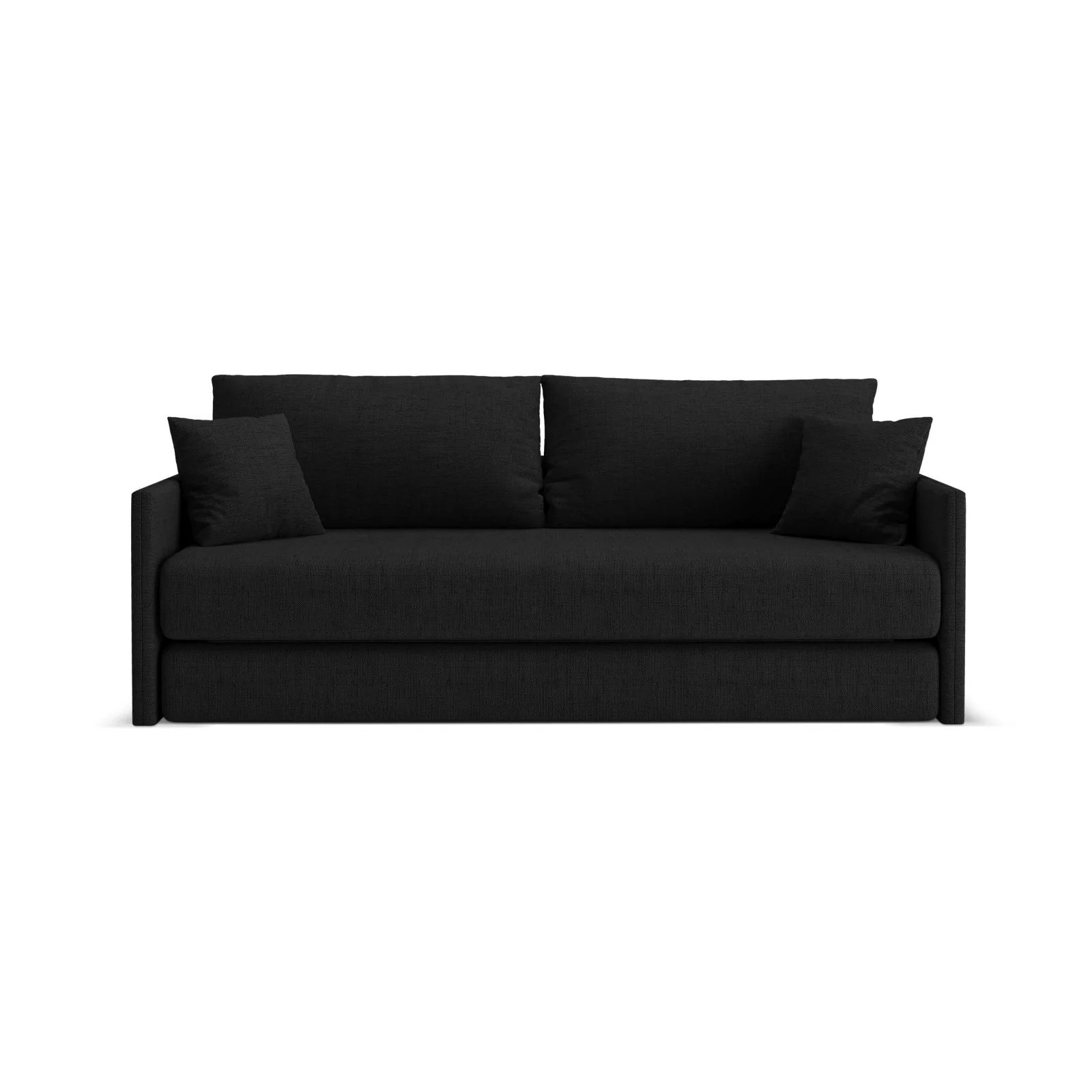 Shannon 3-Sitzer Sofa aus Samt oder Strukturstoff, 209x94x87 cm - Image 8