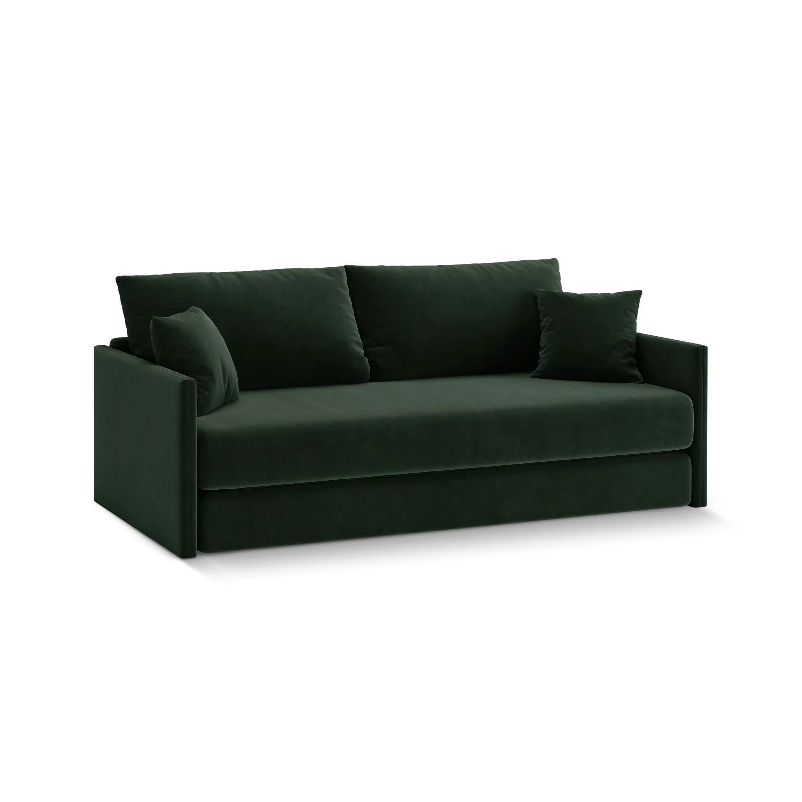 Shannon 3-Sitzer Sofa aus Samt oder Strukturstoff, 209x94x87 cm - Image 94