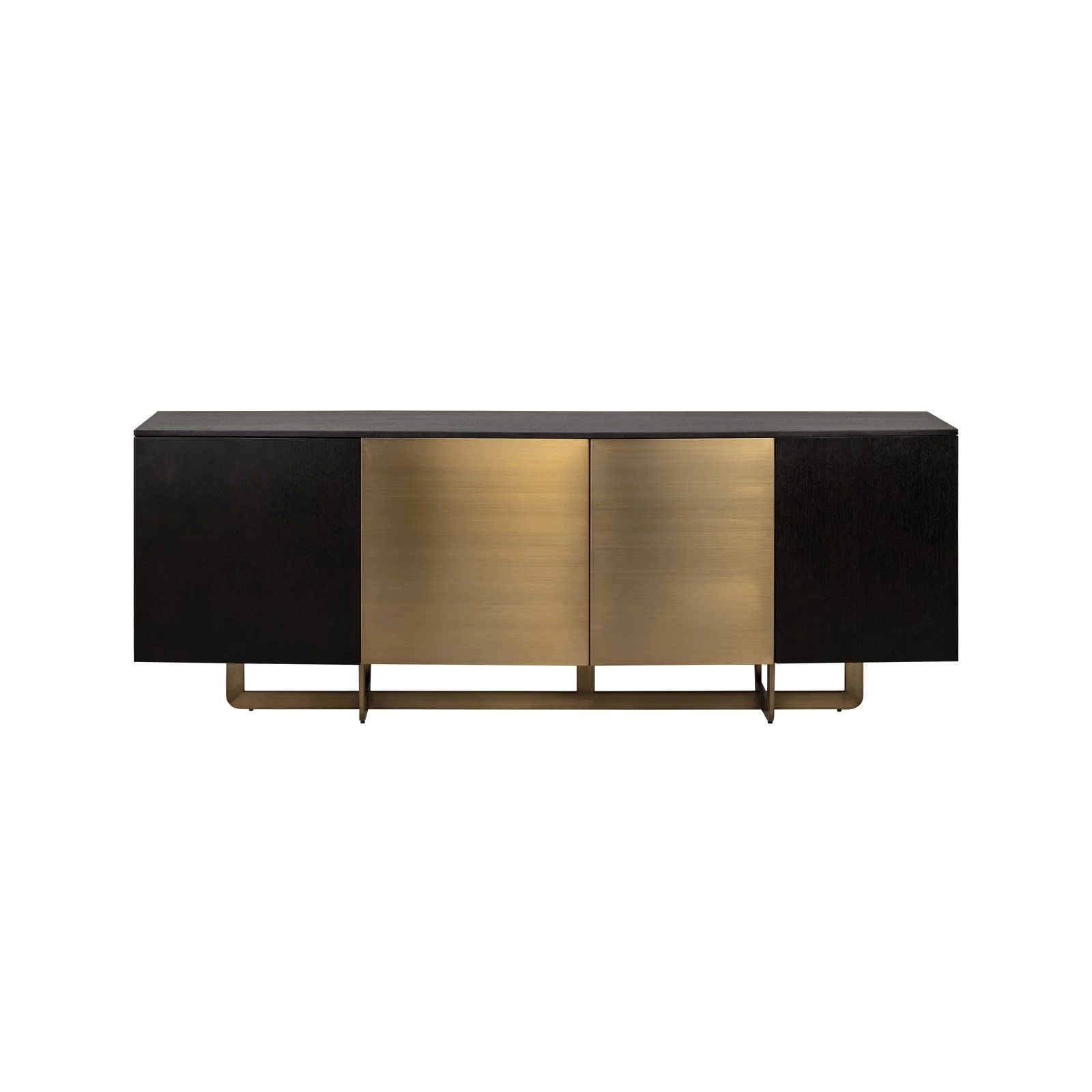 Sideboard Alexander Jones Dax aus Eichenfurnier in charcoal, 220x45,5x80 cm