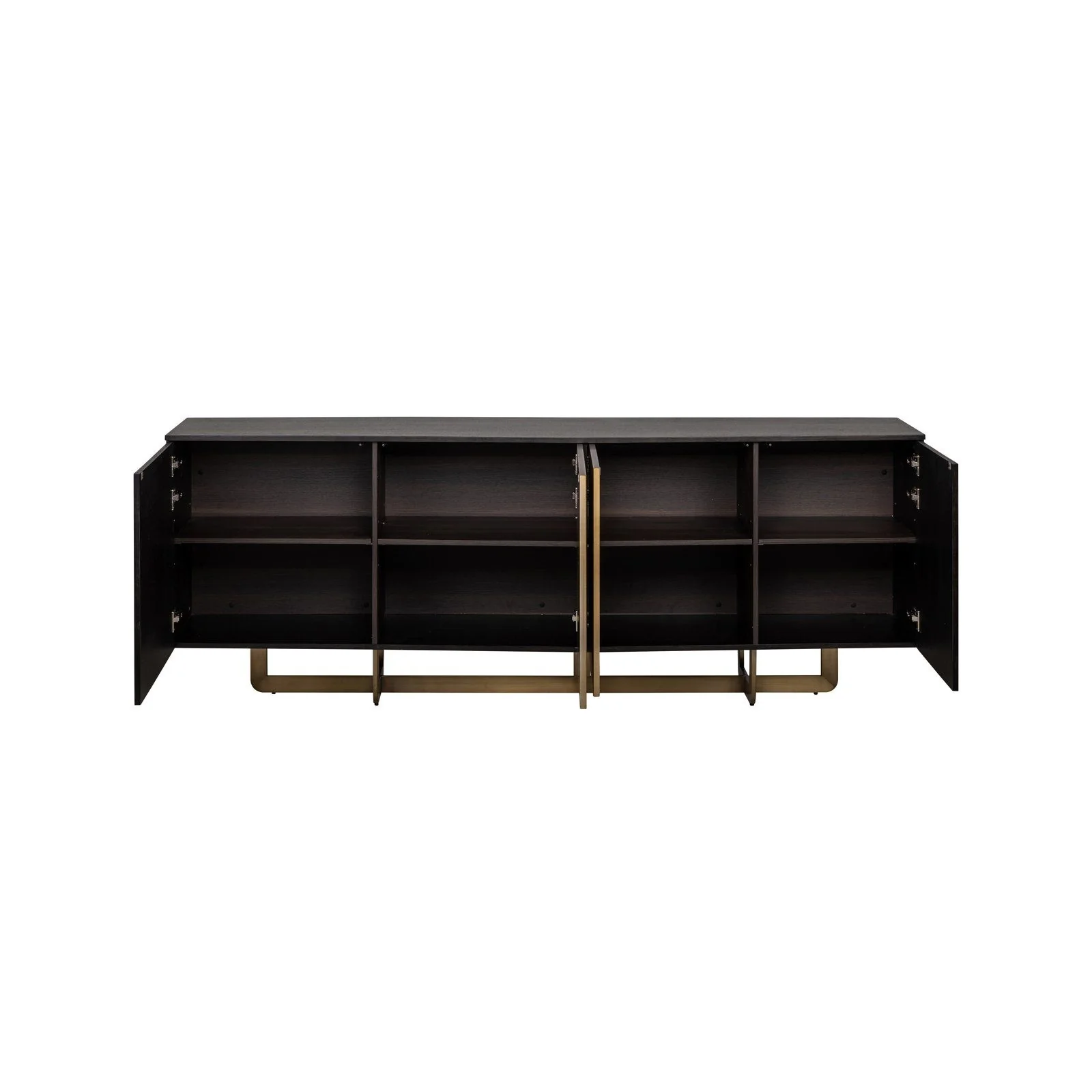 Sideboard Alexander Jones Dax aus Eichenfurnier in charcoal, 220x45,5x80 cm - Image 4