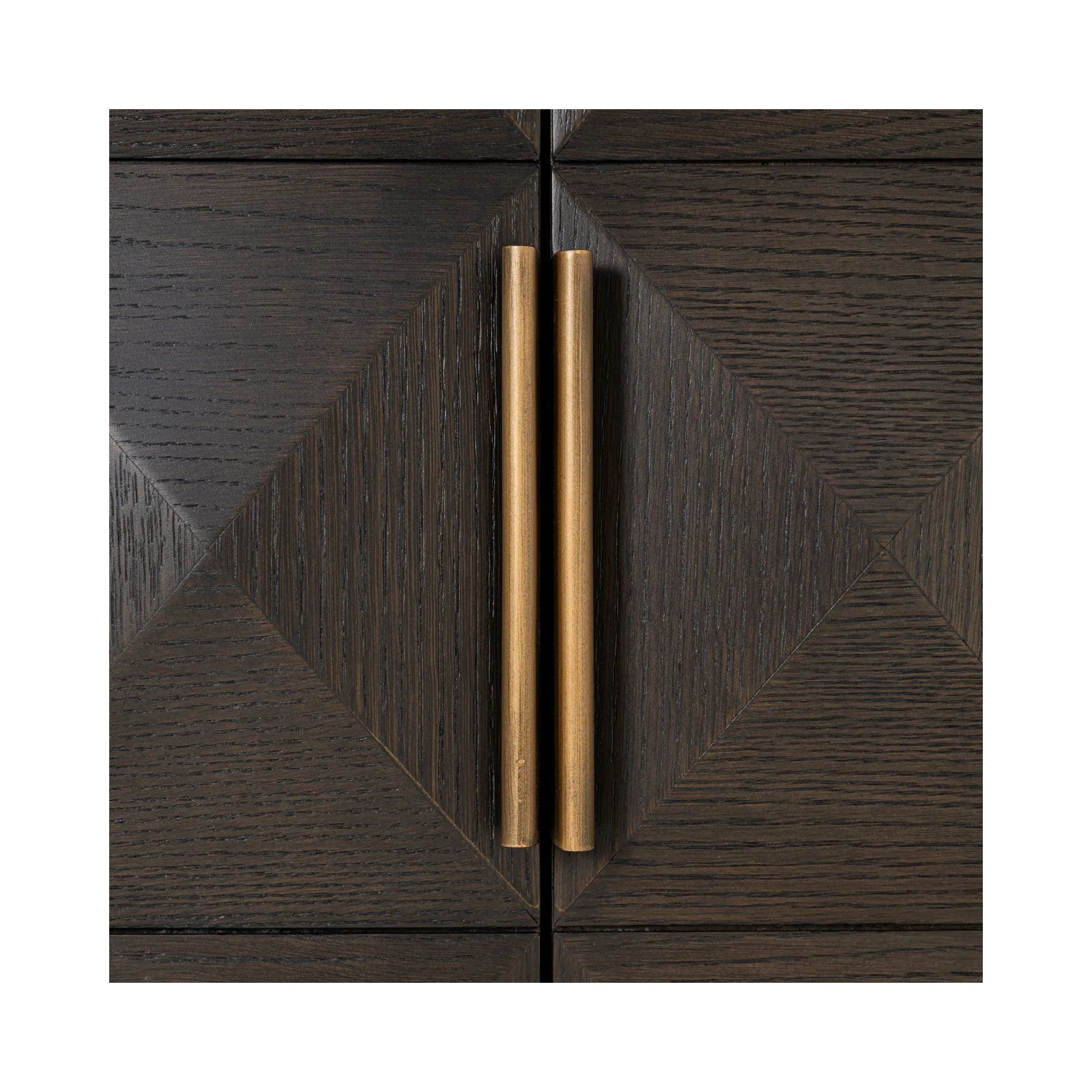Sideboard Claremont braun mit 4-Türen und 2-Regalen, 225x46 cm - Image 7