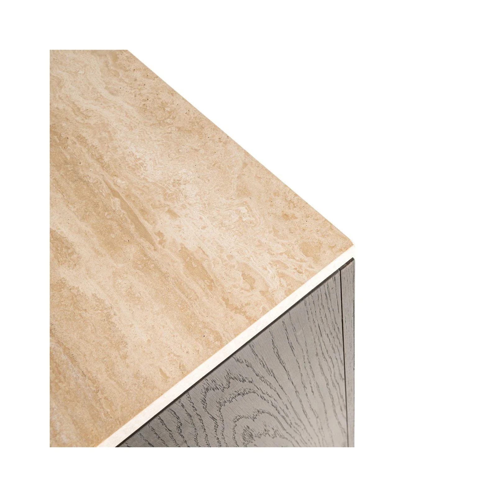 Sideboard Claremont braun mit 4-Türen und 2-Regalen, 225x46 cm - Image 8