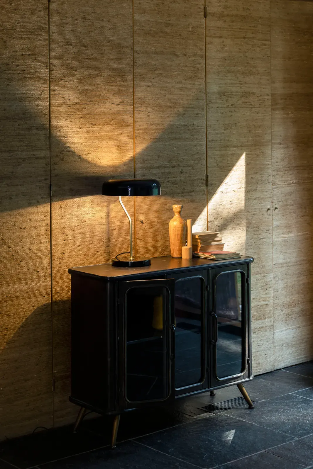 Sideboard Denza aus Eisen in Schwarz, 100×37×80 cm - Image 3