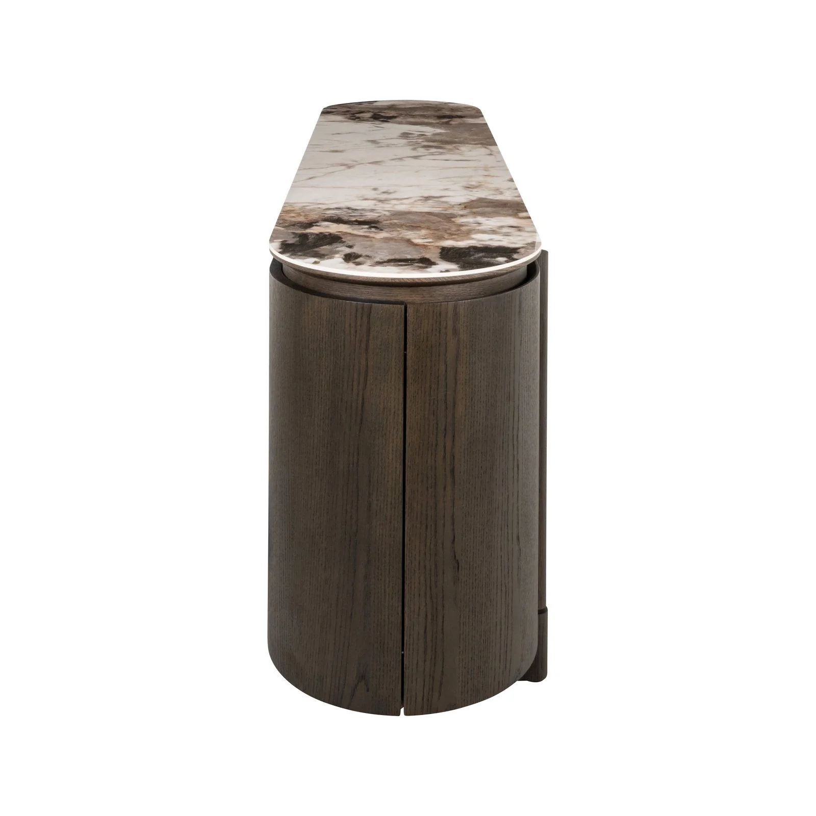 Sideboard Langford in braun mit Keramikplatte, 200x45 cm - Image 8