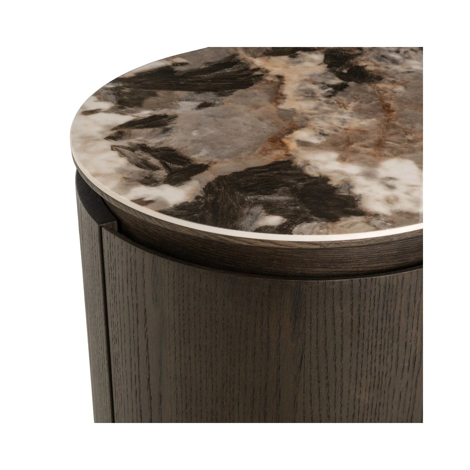 Sideboard Langford in braun mit Keramikplatte, 200x45 cm - Image 9