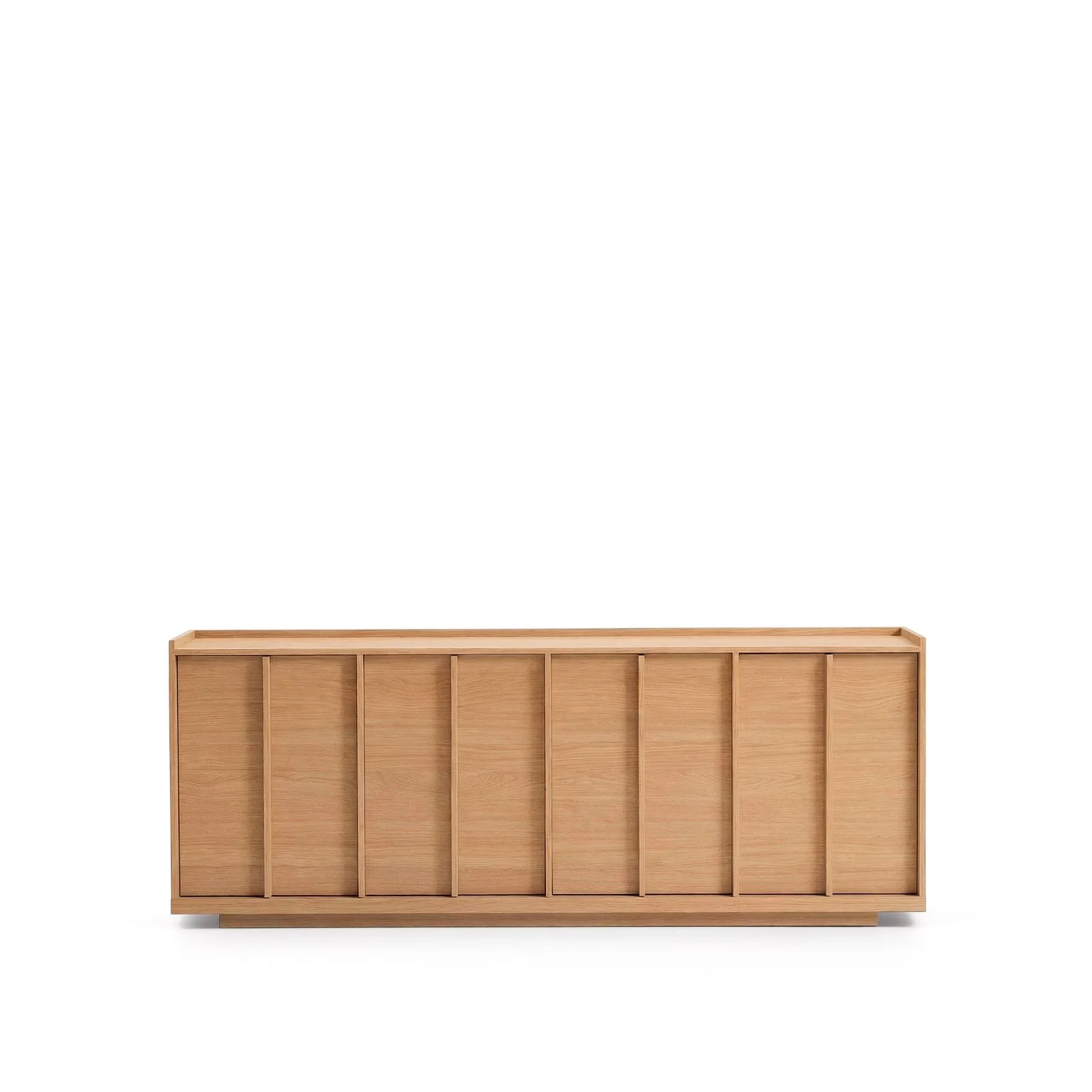 Sideboard Onix aus Eichenfurnier mit Naturton-Finish 200 x 80 cm FSC Mix Credit
