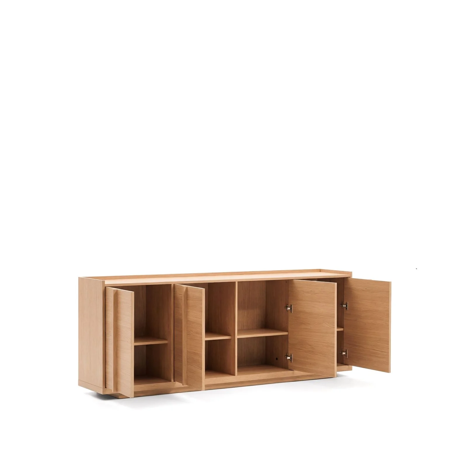 Sideboard Onix aus Eichenfurnier mit Naturton-Finish 200 x 80 cm FSC Mix Credit - Image 5