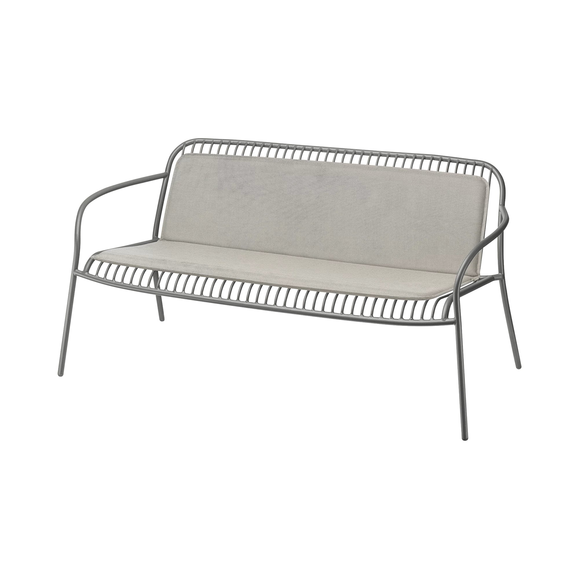 Sitzauflage - YUA - Farbe Melange Gray für Loungesofa, 111x75 cm - Image 5
