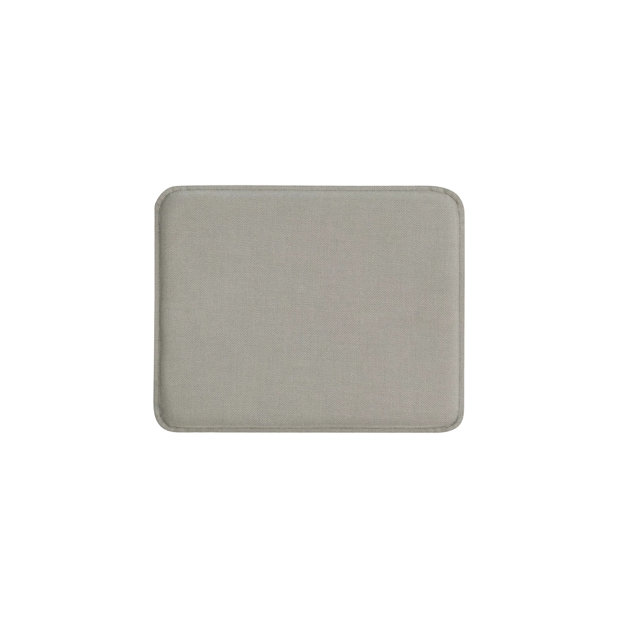 Sitzkissen - YUA - in Melange Gray für Loungesessel, 46x41 cm