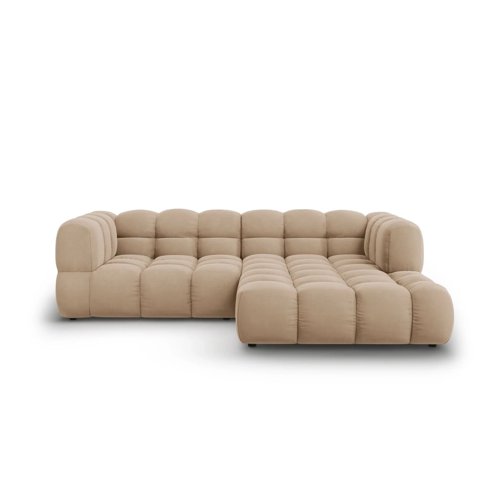 Sky 3-Sitzer Ecksofa, Rechte Seite, aus Samt, 244x162x70 cm - Image 13