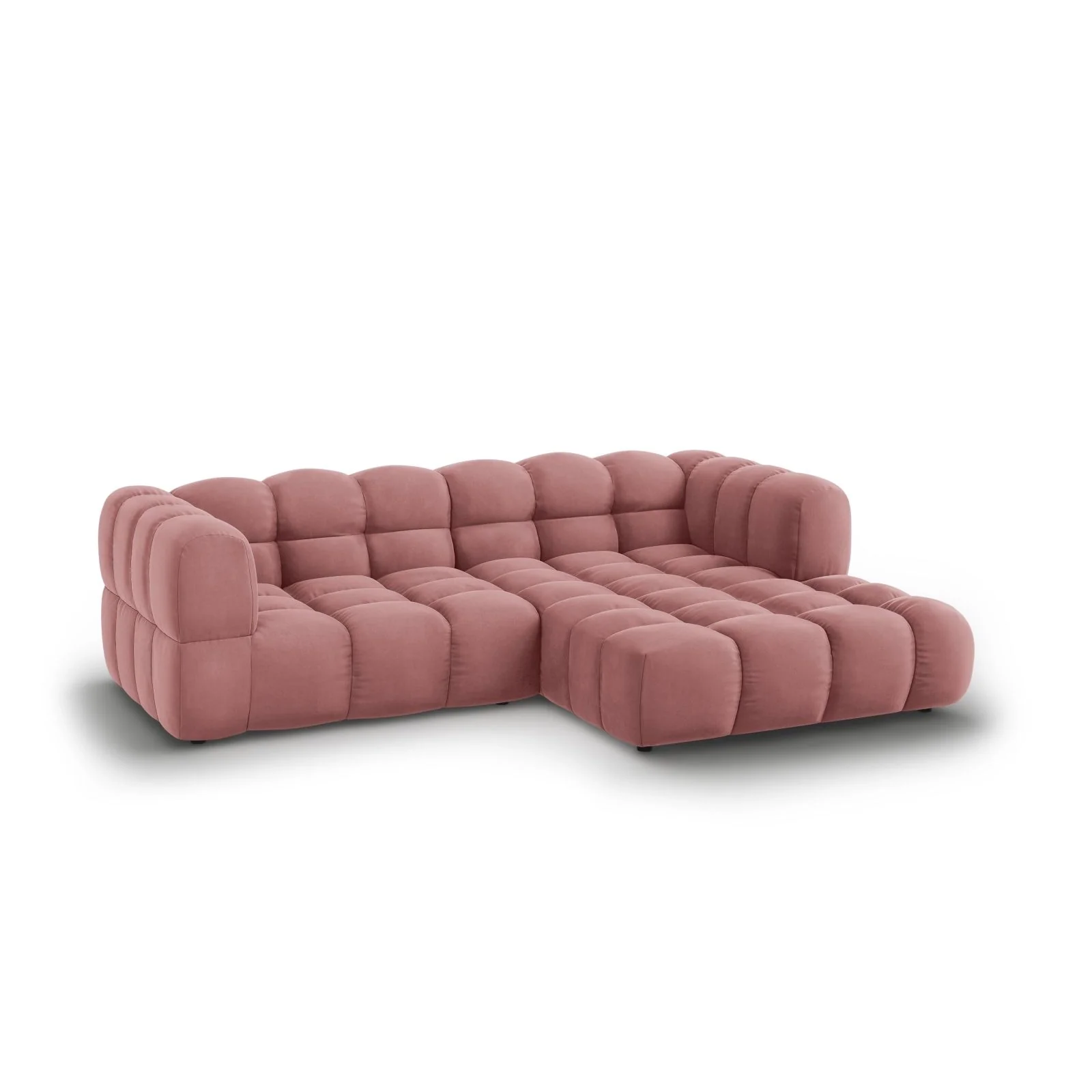 Sky 3-Sitzer Ecksofa, Rechte Seite, aus Samt, 244x162x70 cm - Image 21