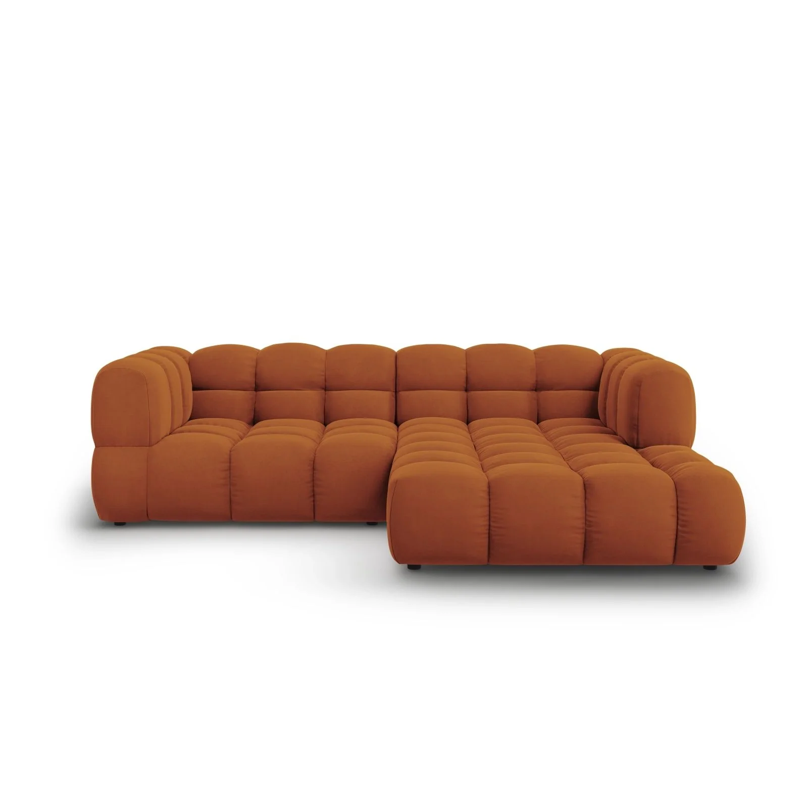 Sky 3-Sitzer Ecksofa, Rechte Seite, aus Samt, 244x162x70 cm - Image 25