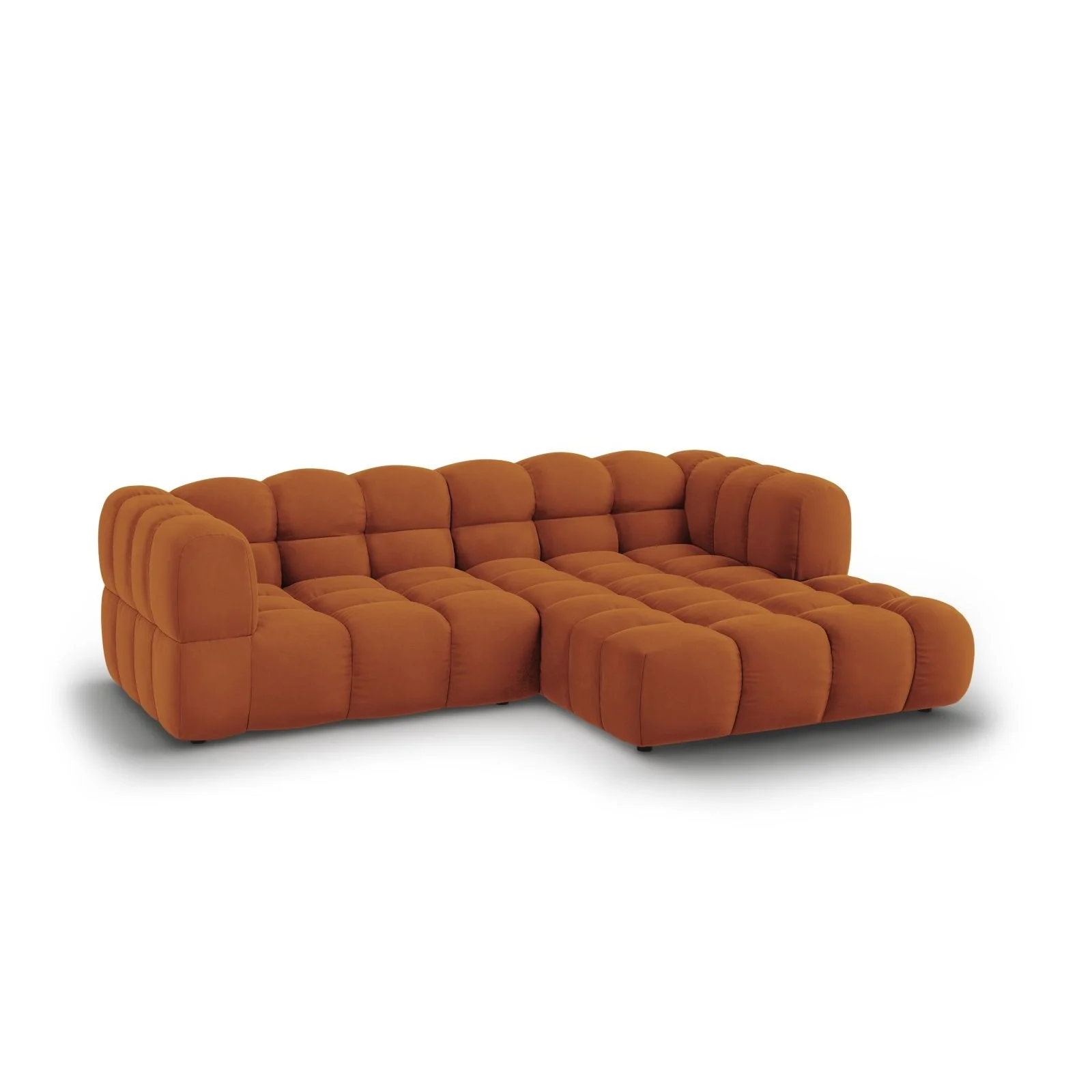 Sky 3-Sitzer Ecksofa, Rechte Seite, aus Samt, 244x162x70 cm - Image 27