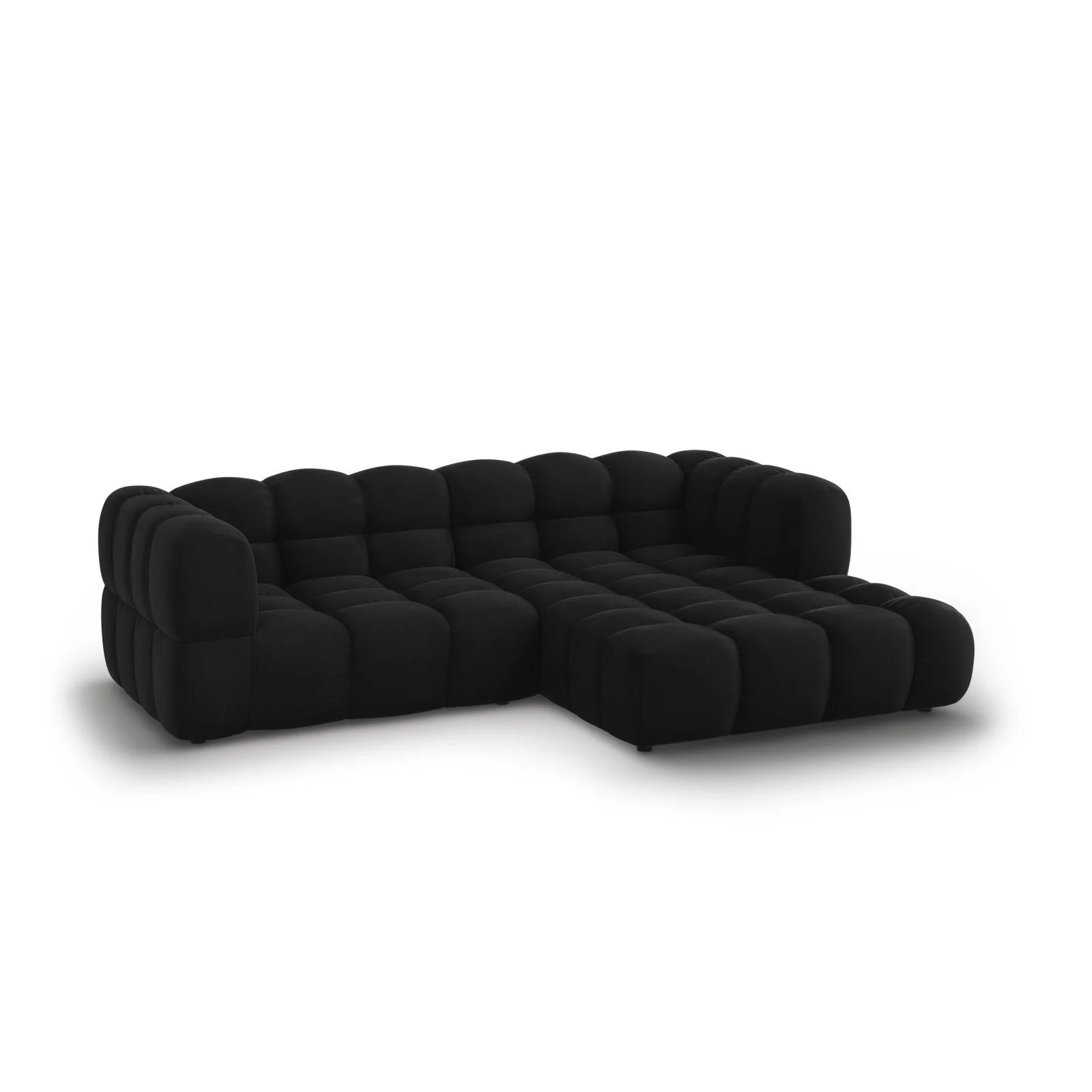 Sky 3-Sitzer Ecksofa, Rechte Seite, aus Samt, 244x162x70 cm - Image 45