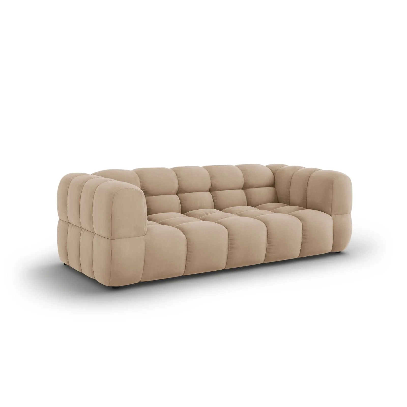 Sky 3-Sitzer Sofa aus Samt, 214x102x70 cm - Image 13