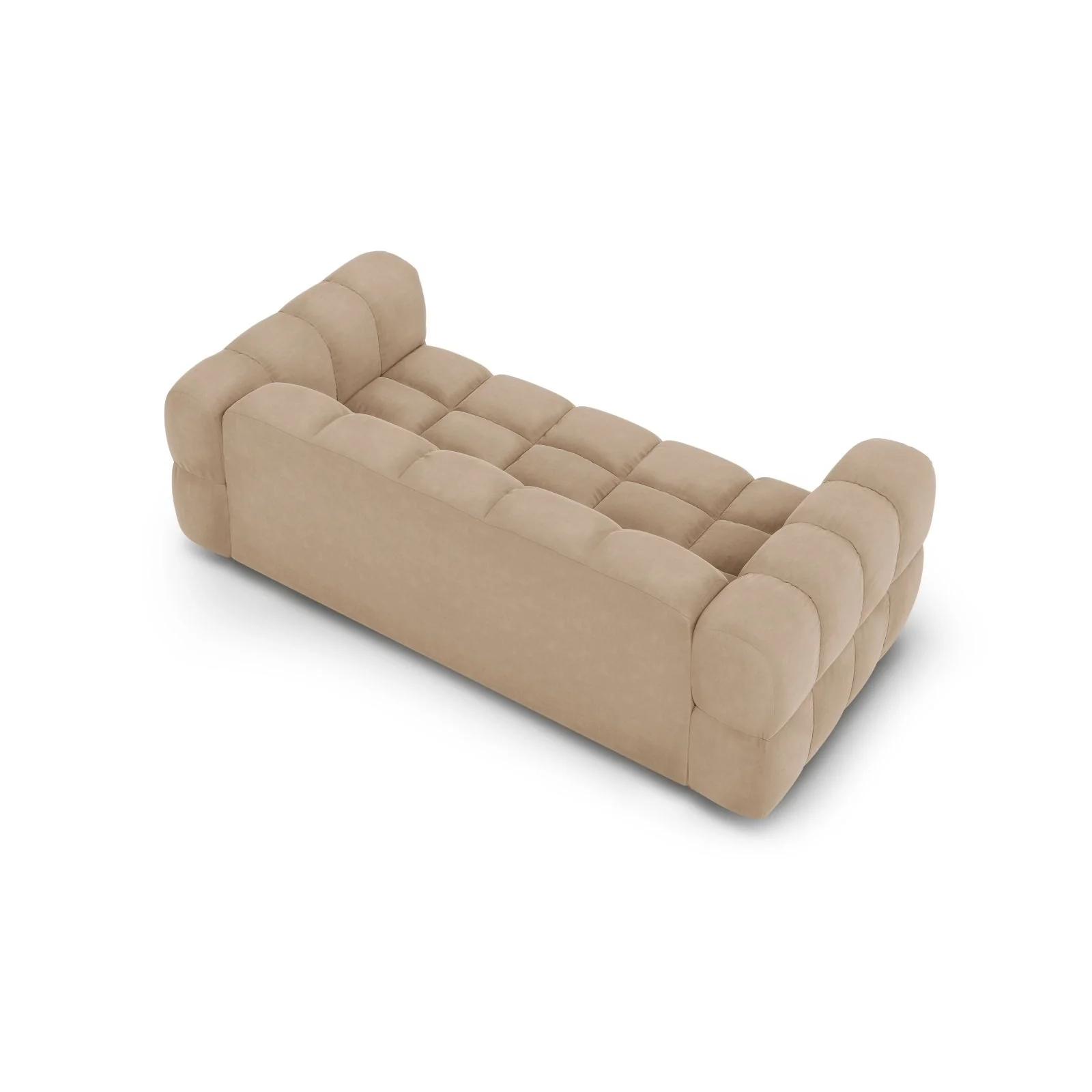 Sky 3-Sitzer Sofa aus Samt, 214x102x70 cm - Image 14