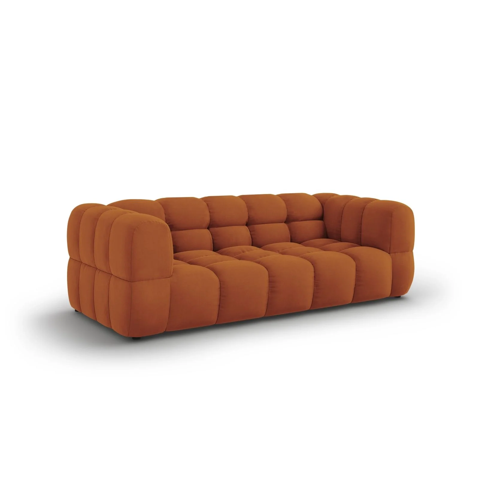 Sky 3-Sitzer Sofa aus Samt, 214x102x70 cm - Image 23